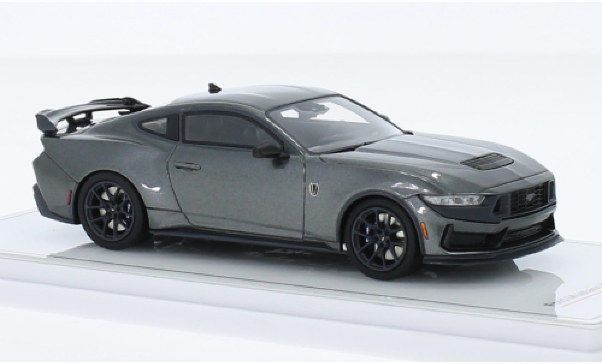 Ford Mustang 1/43 TrueScale Miniatures Dark Cheval metallise grau 2024 modellino in miniatura