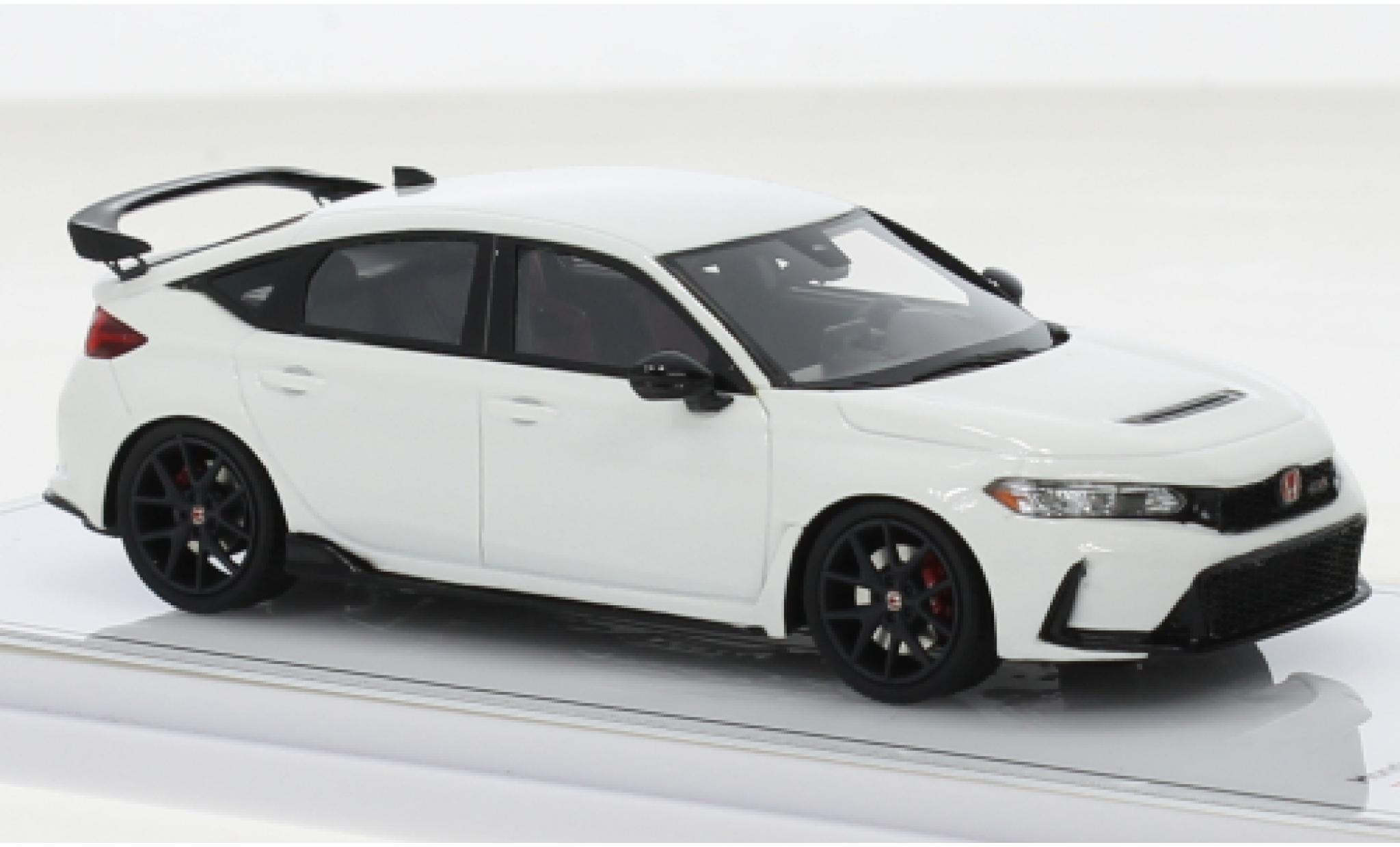 Honda Civic 1/43 TrueScale Miniatures Type R bianco 2023 modellino in miniatura
