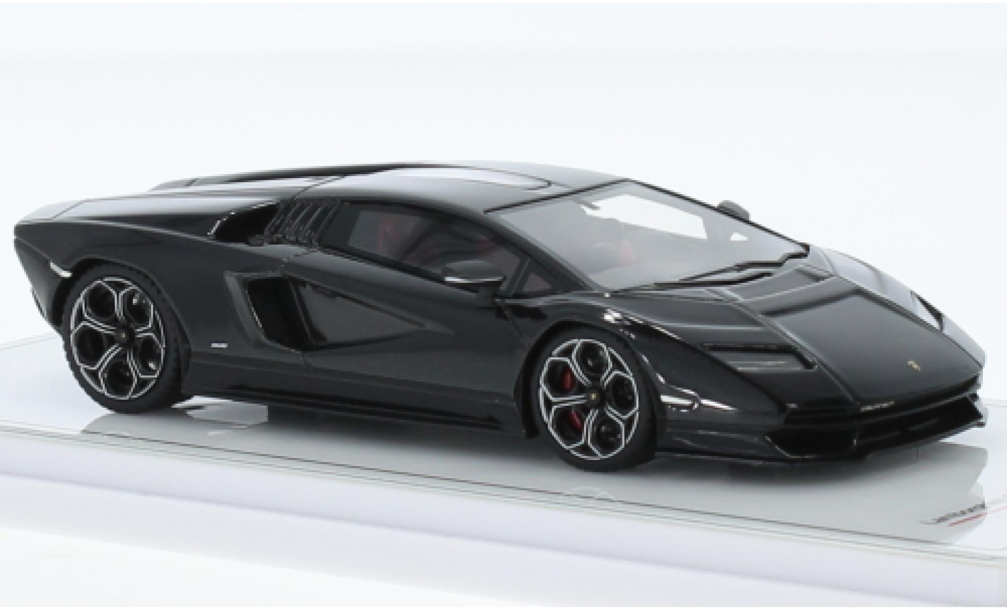 Lamborghini Countach 1/43 TrueScale Miniatures LPI 800-4 nero modellino in miniatura