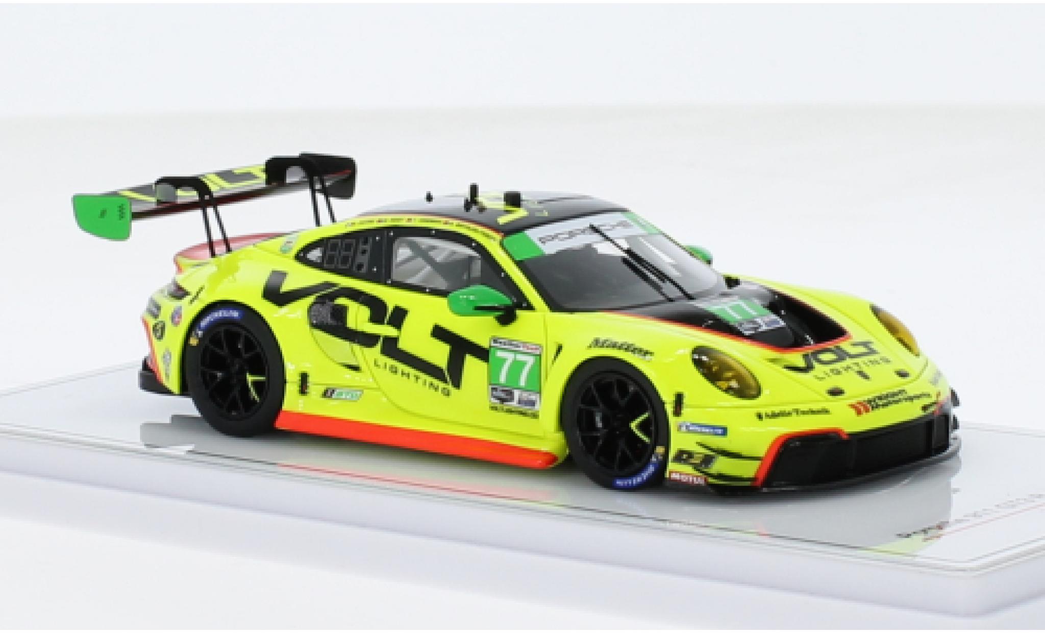 Porsche 992 GT3 R 1/43 TrueScale Miniatures 911  No.77 Volt Racing IMSA 24h Daytona 2023 modellino in miniatura