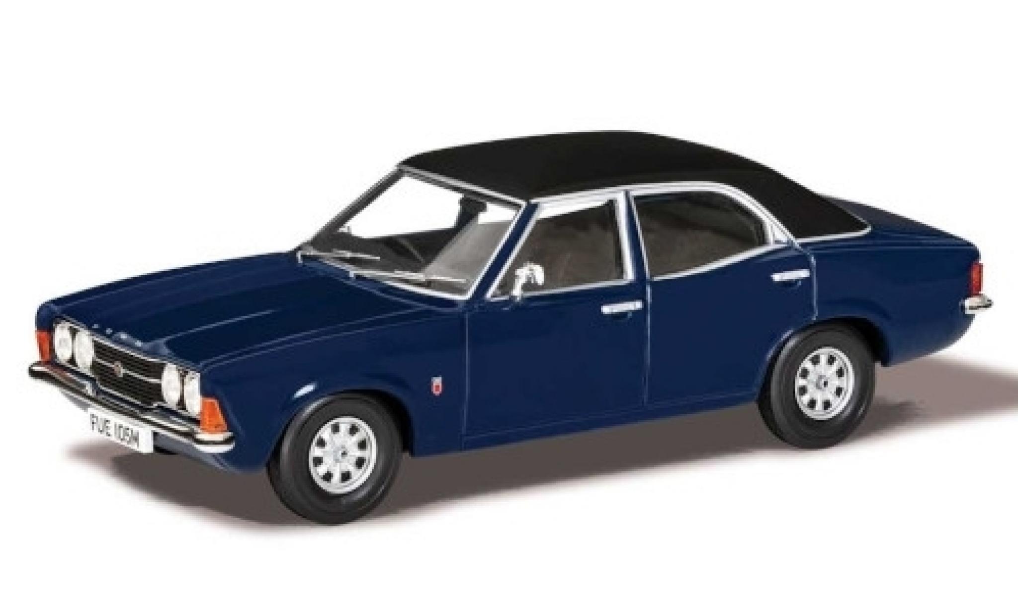 Ford Cortina 1/43 Vanguards MkIII 2000GT blu/matt-nero RHD 1973 modellino in miniatura