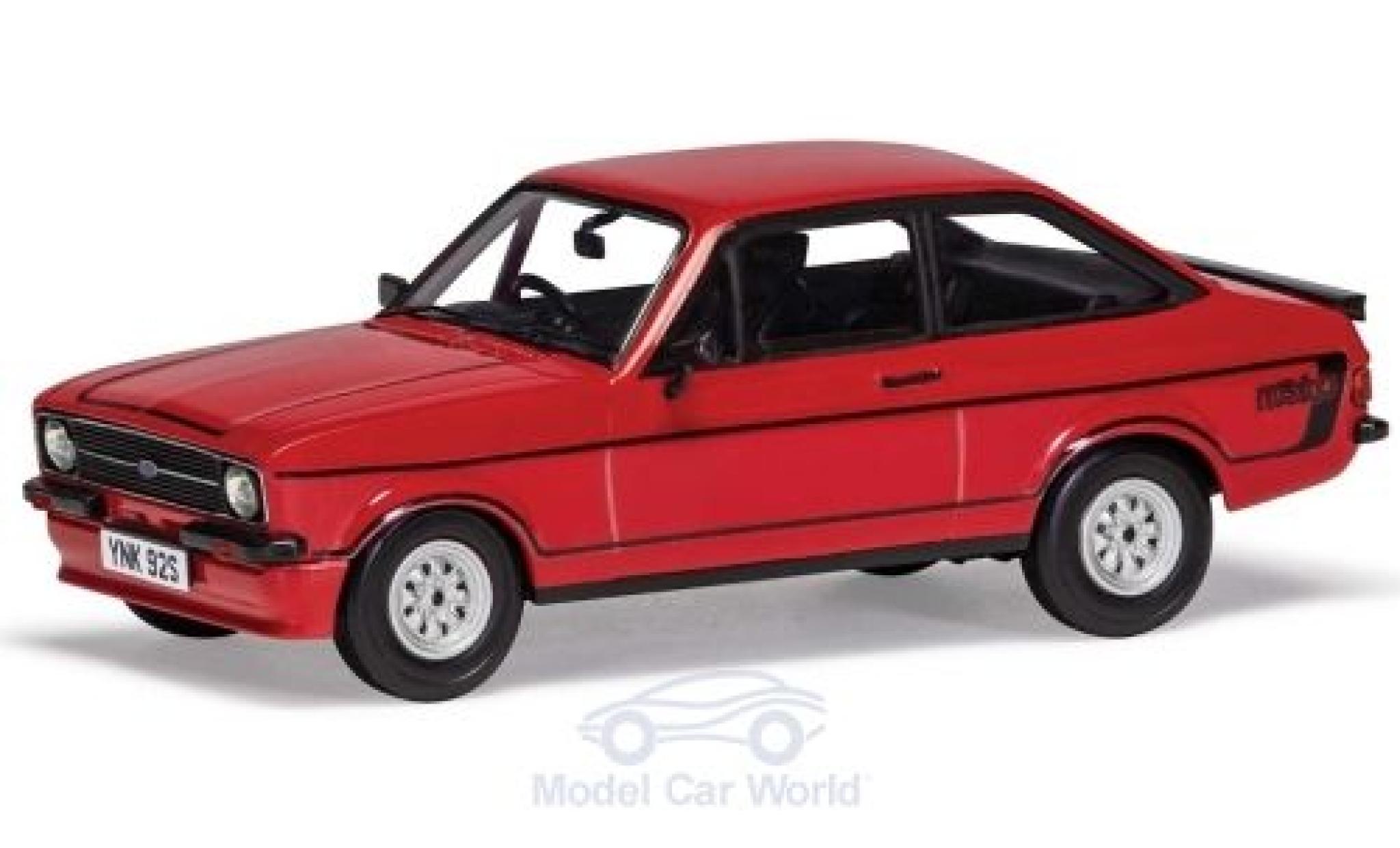 Ford Escort 1/43 Vanguards MkII RS Mexico rosso RHD 1975 modellino in miniatura