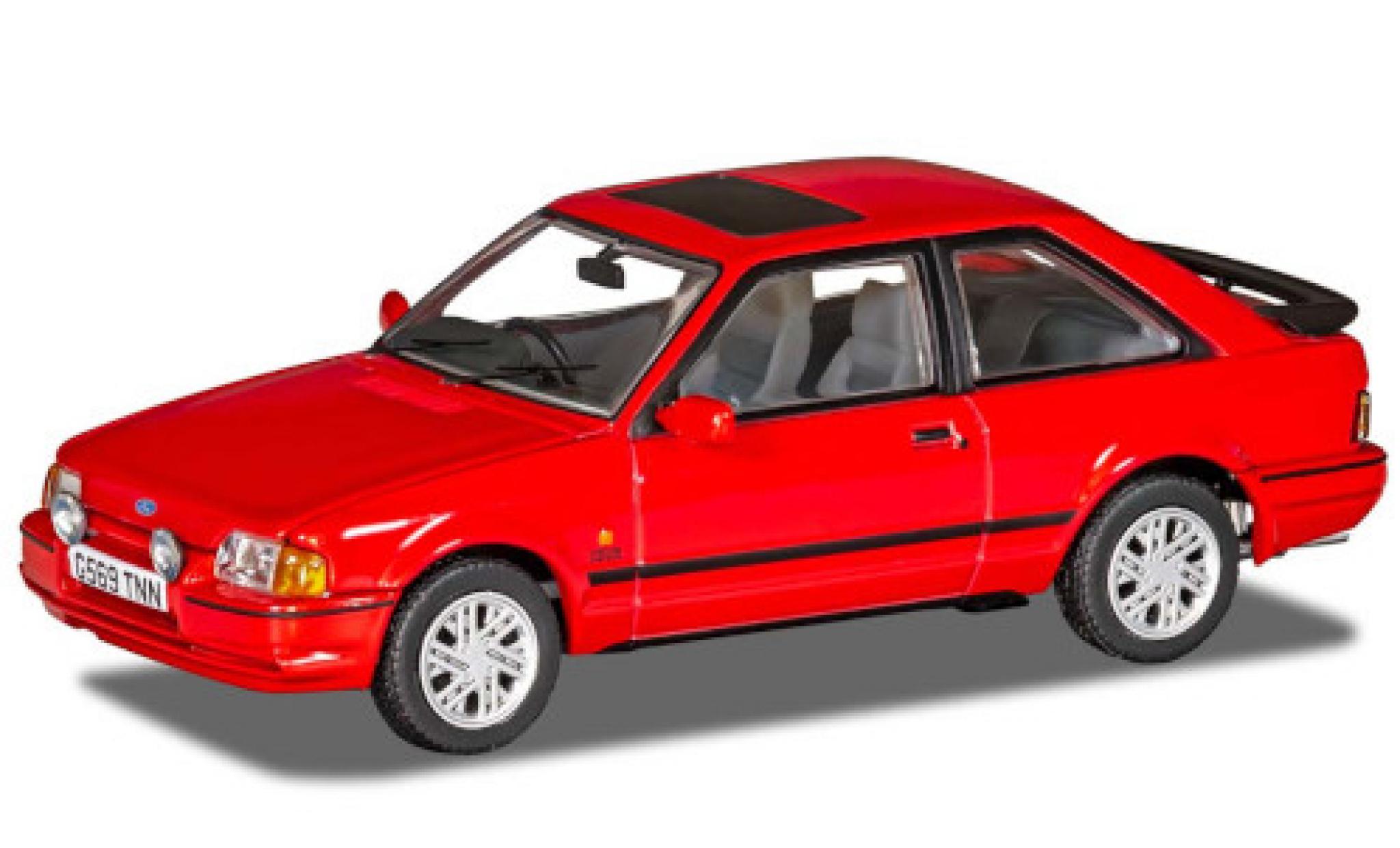 Ford Escort 1/43 Vanguards MkIV XR3i rosso RHD 1989 modellino in miniatura