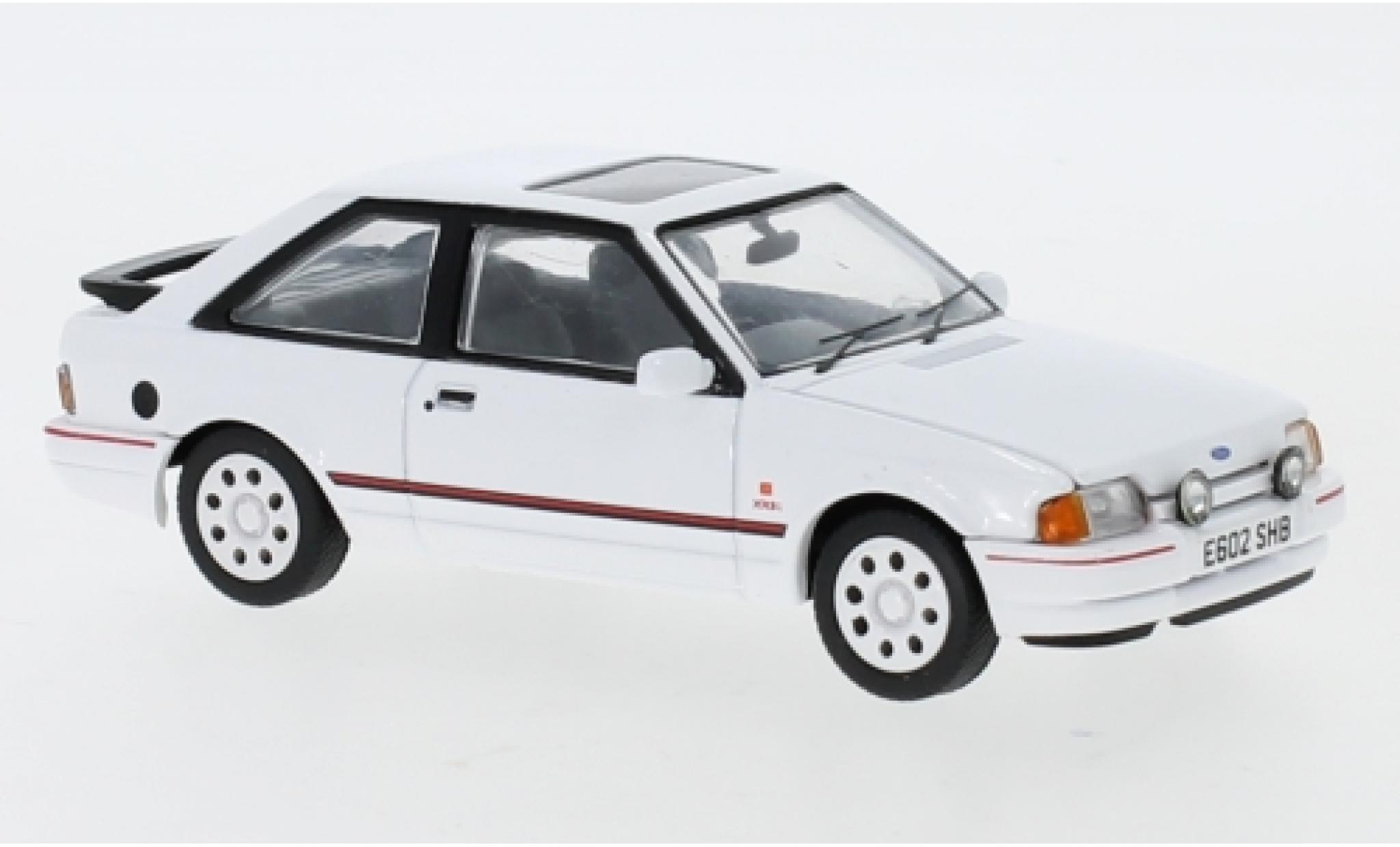Ford Escort 1/43 Vanguards MkIV XR3i bianco RHD 1987 modellino in miniatura