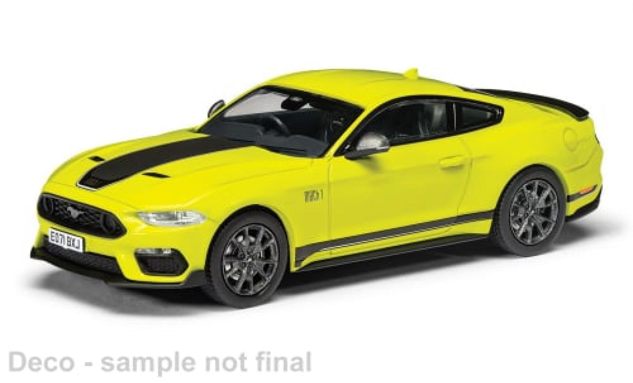 Ford Mustang 1/43 Vanguards Mach 1 gelb RHD 1:43 modellino in miniatura