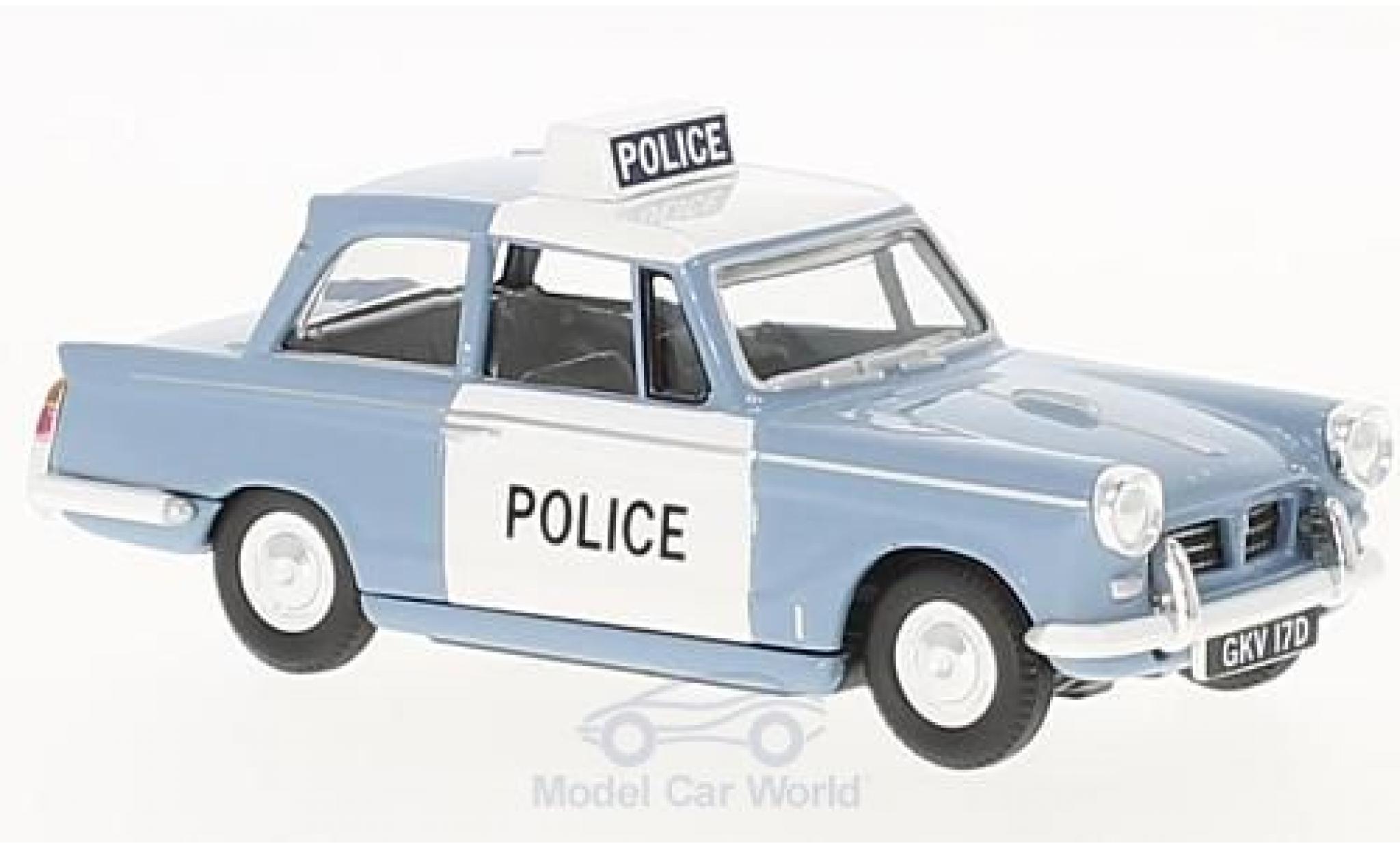 Triumph Herald 1/43 Vanguards 1200 RHD Monmouthshire Constabulary (Police) modellino in miniatura