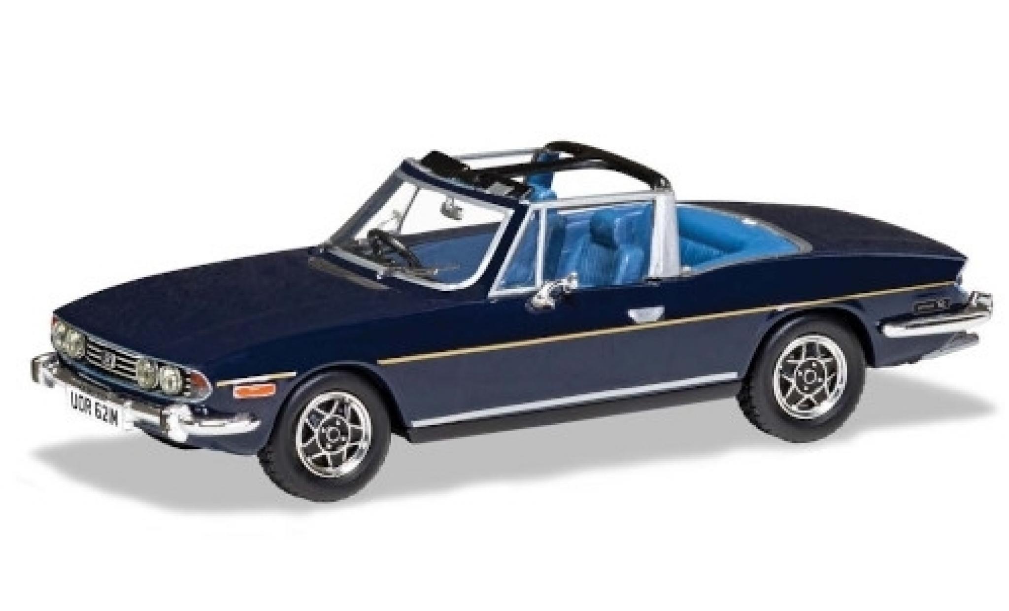 Triumph Stag 1/43 Vanguards Mk2 blu RHD modellino in miniatura