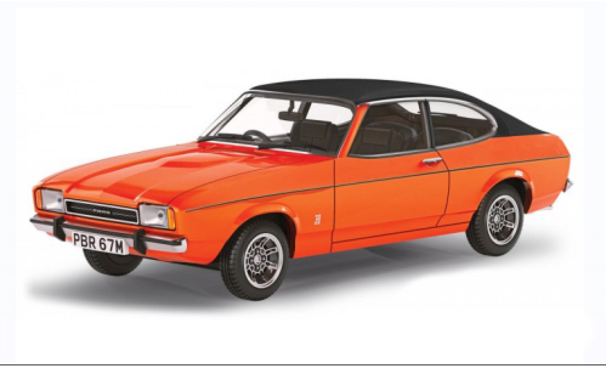 Ford Capri 1/43 Vanguards MK II 3.0 Ghia Automatic rosso RHD 1974 modellino in miniatura