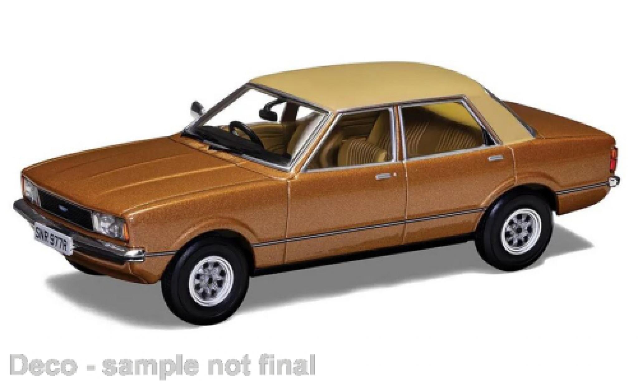 Ford Cortina 1/43 Vanguards MK IV 1.6 GL metallise brun/beige RHD modellino in miniatura