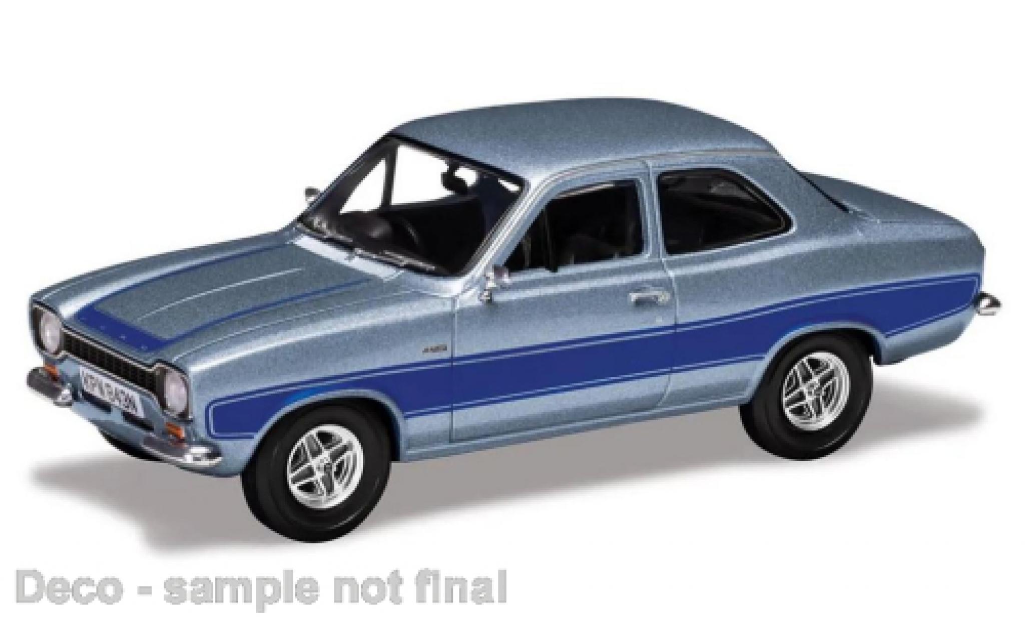 Ford Escort 1/43 Vanguards MK I RS 2000 d/blu RHD 1974 modellino in miniatura