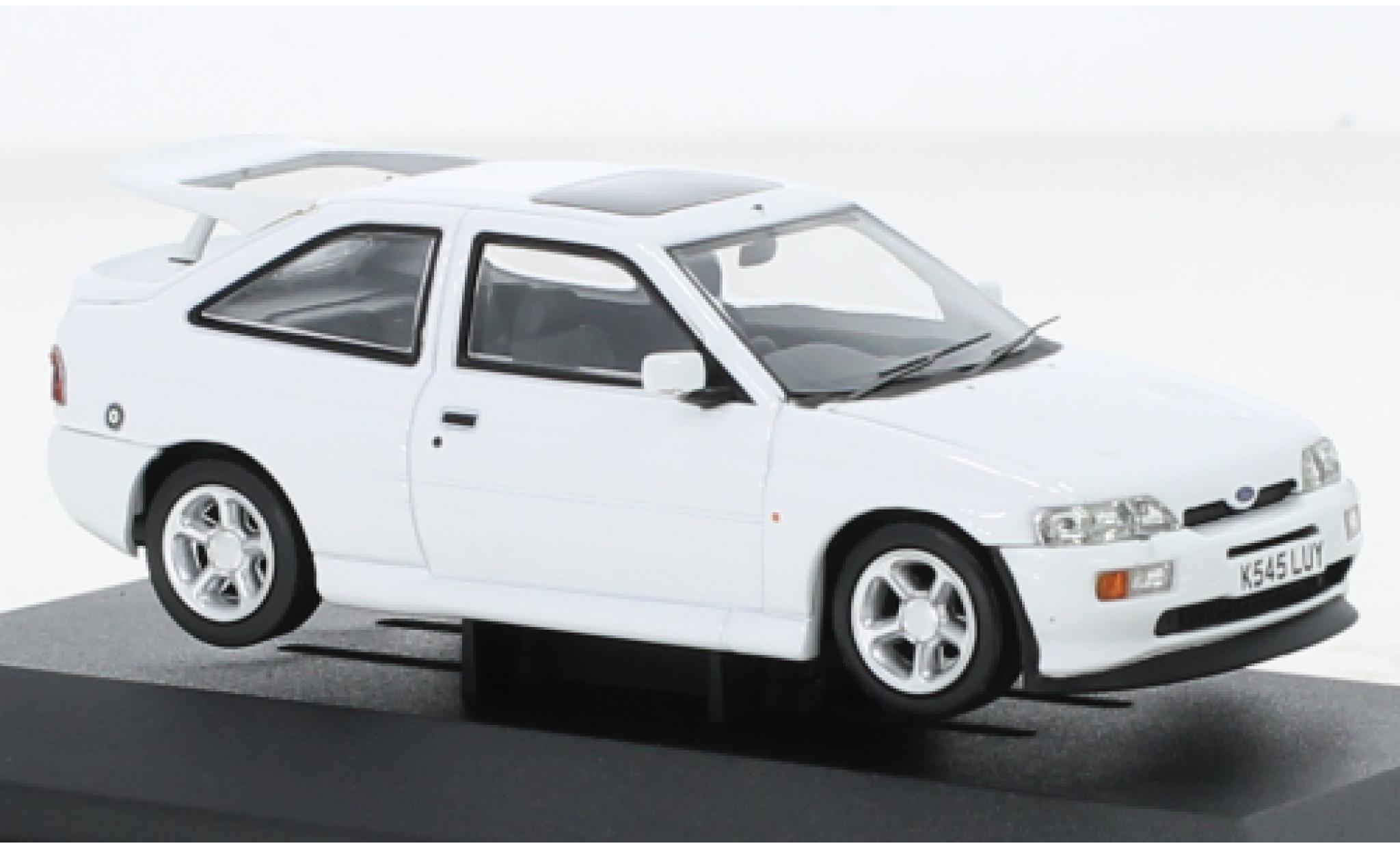 Ford Escort 1/43 Vanguards MkV RS Cosworth bianco RHD 1992 modellino in miniatura