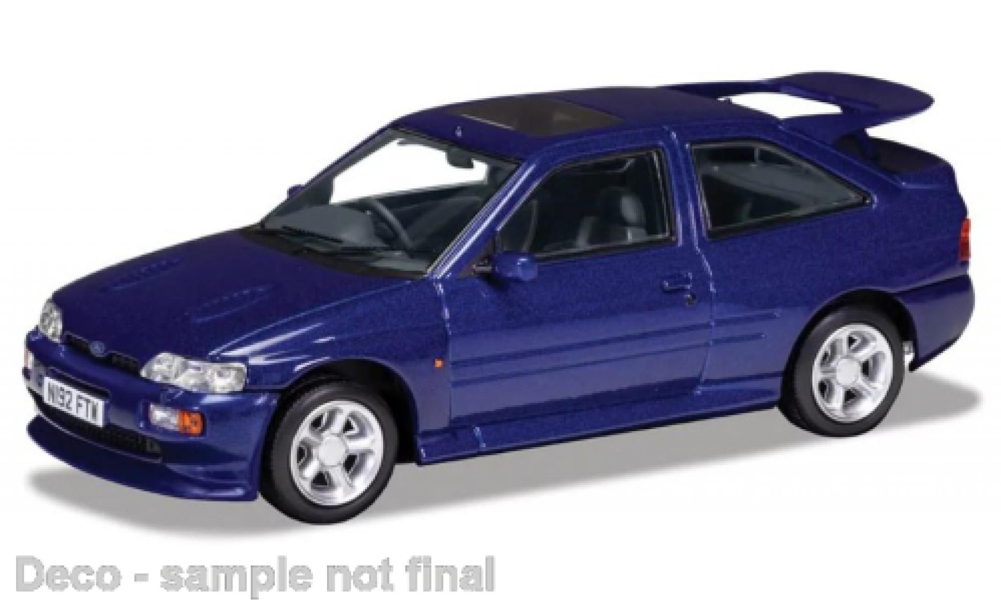 Ford Escort 1/43 Vanguards RS Cosworth metallise blu RHD 1993 modellino in miniatura