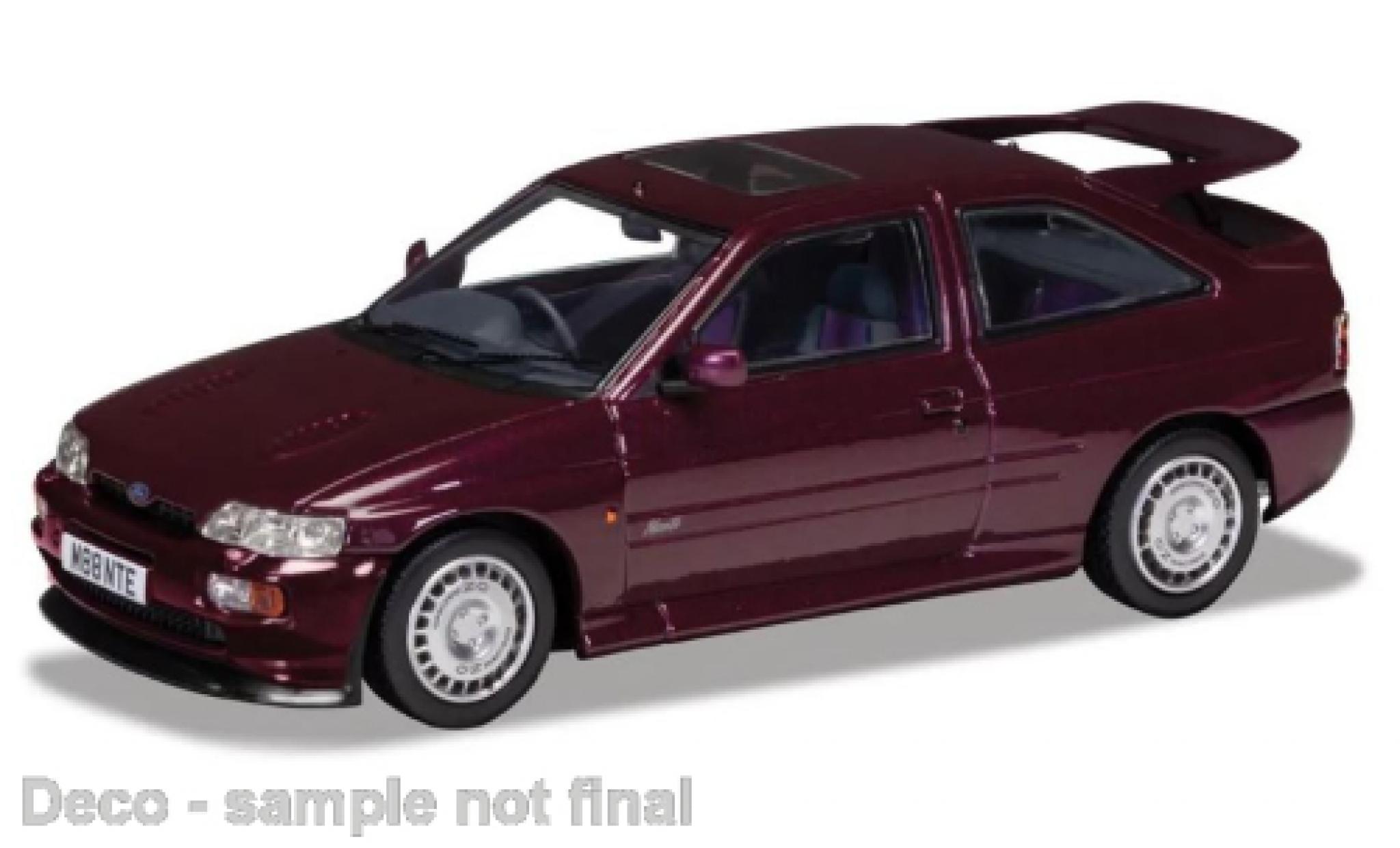 Ford Escort 1/43 Vanguards RS Cosworth Monte metallise porpora RHD 1993 modellino in miniatura