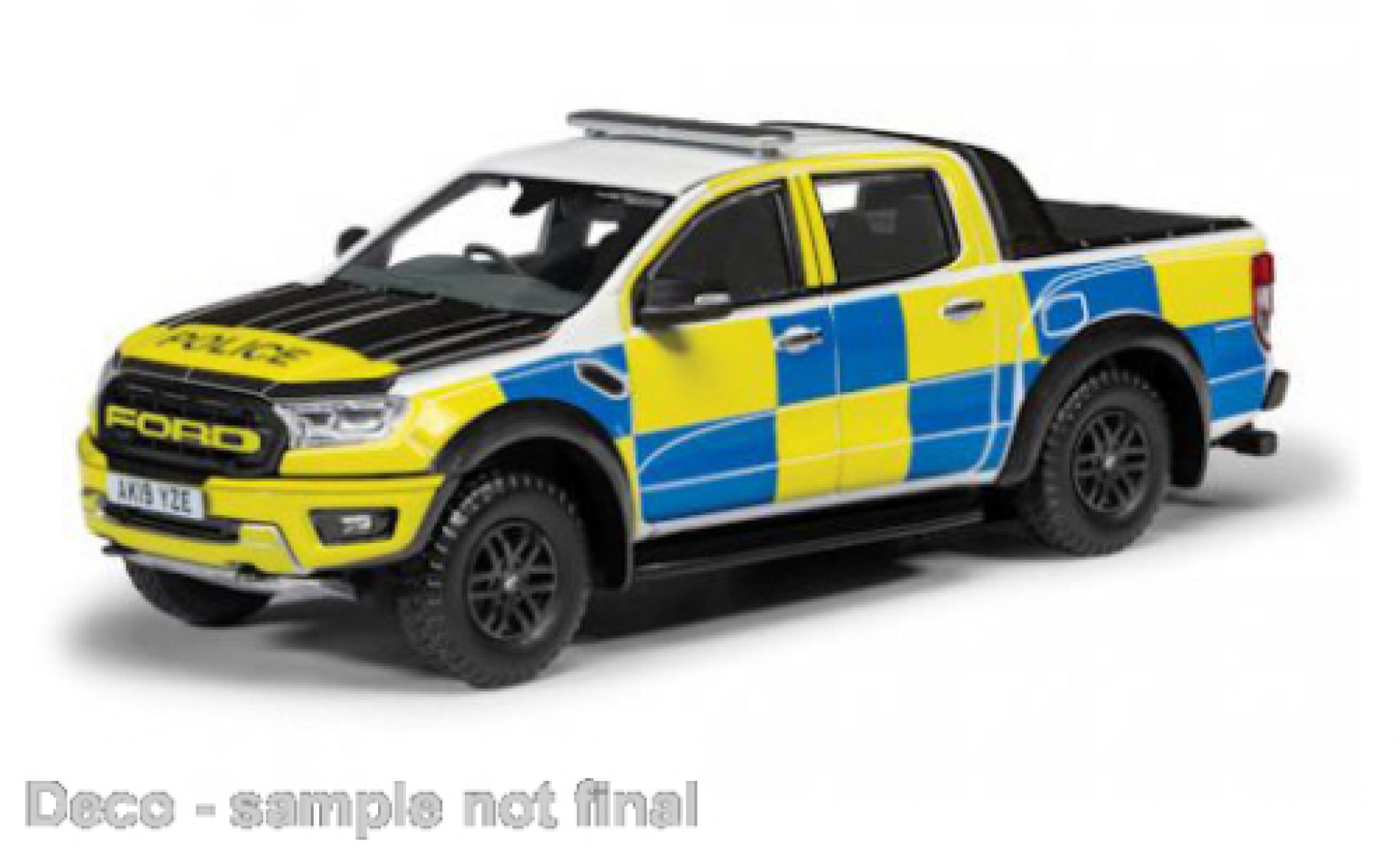 Ford Ranger 1/43 Vanguards Raptor RHD Police Demonstrator modellino in miniatura