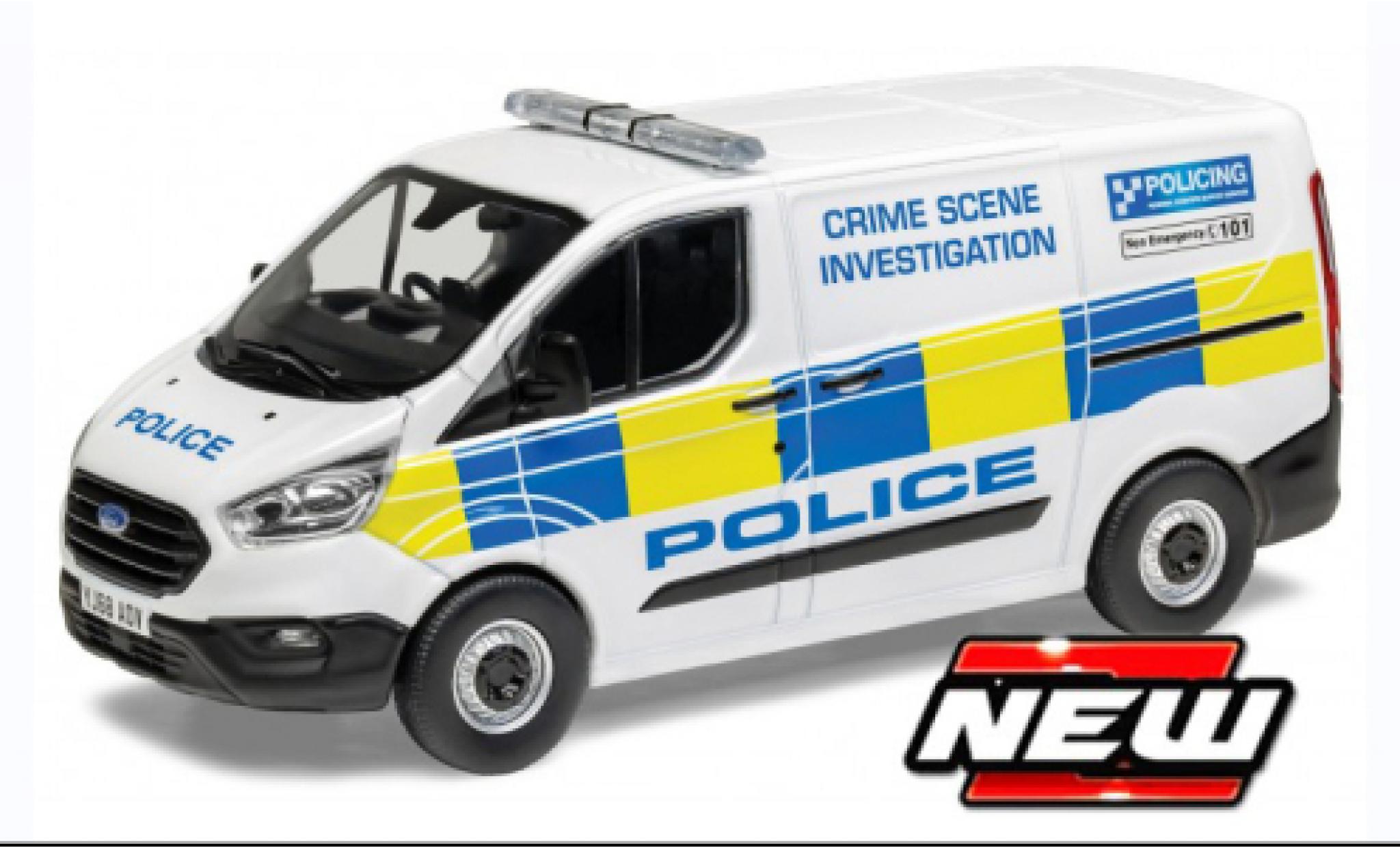 Ford Transit 1/43 Vanguards Douane Leader RHD North Yorkshire Police modellino in miniatura