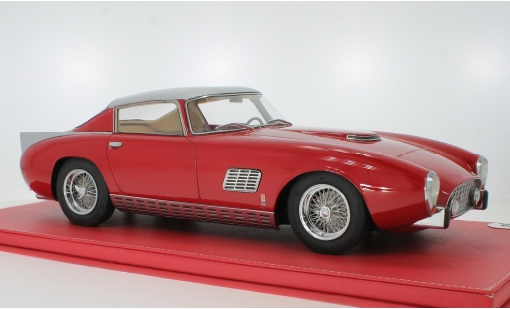 Ferrari 410 1/12 Vip Scale Models Superamerica Scaglietti Coupe rosso/grigio 1957 im Koffer modellino in miniatura