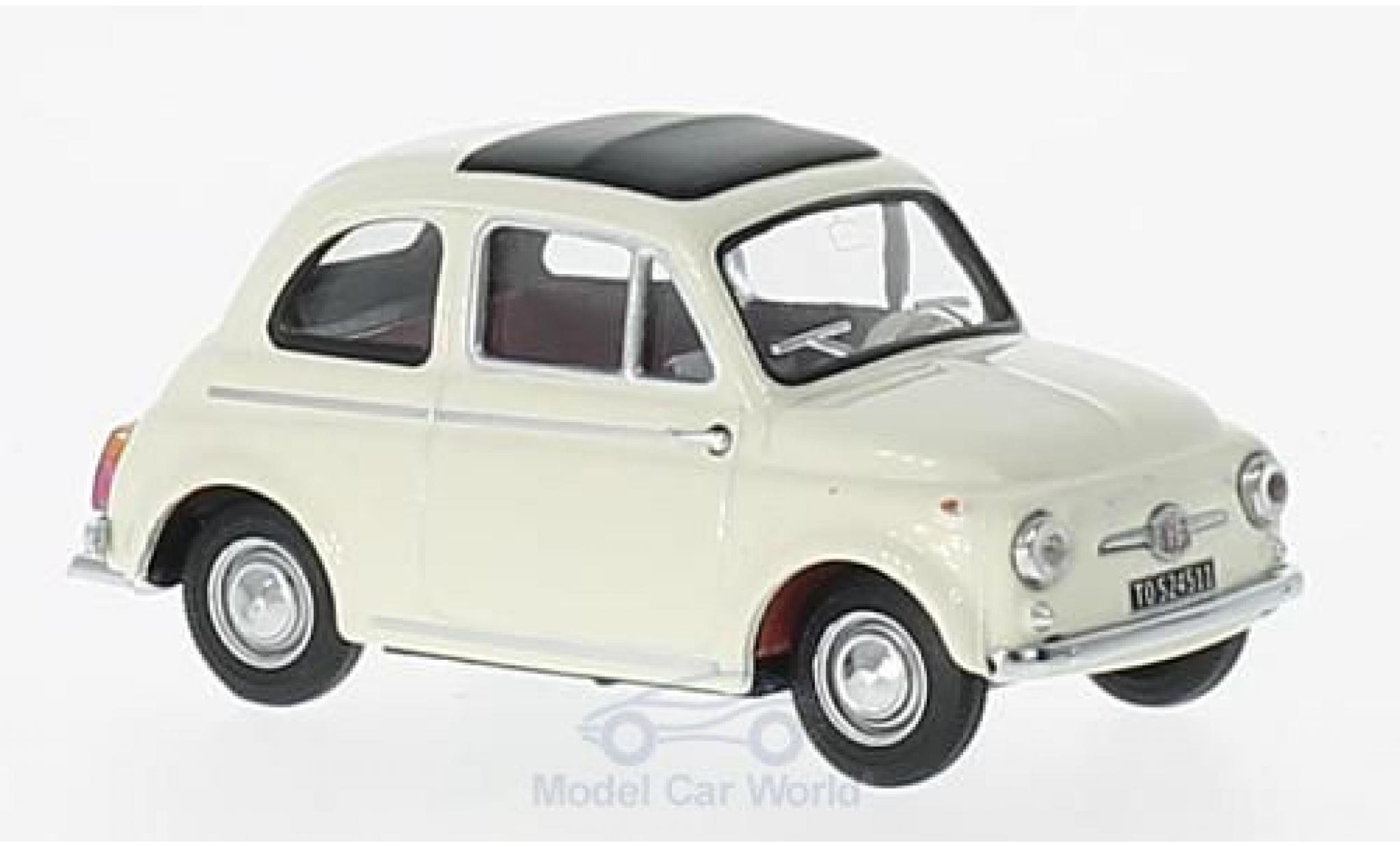 Fiat 500 F 1/43 Vitesse D bianco 1965 modellino in miniatura
