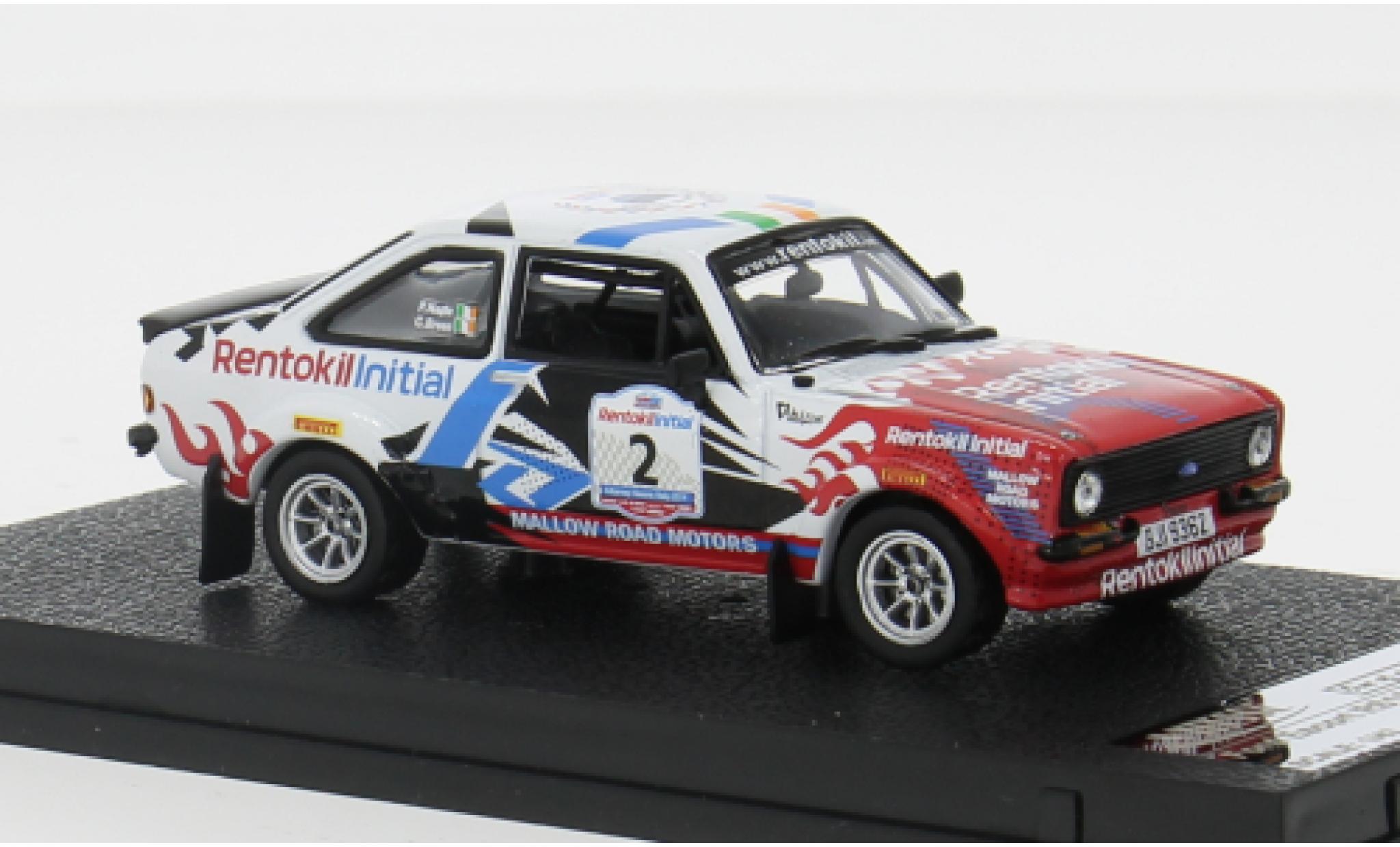Ford Escort 1/43 Vitesse MKII RS 1800 No.2 Killarney Historic Rally 2019 1:43 modellino in miniatura