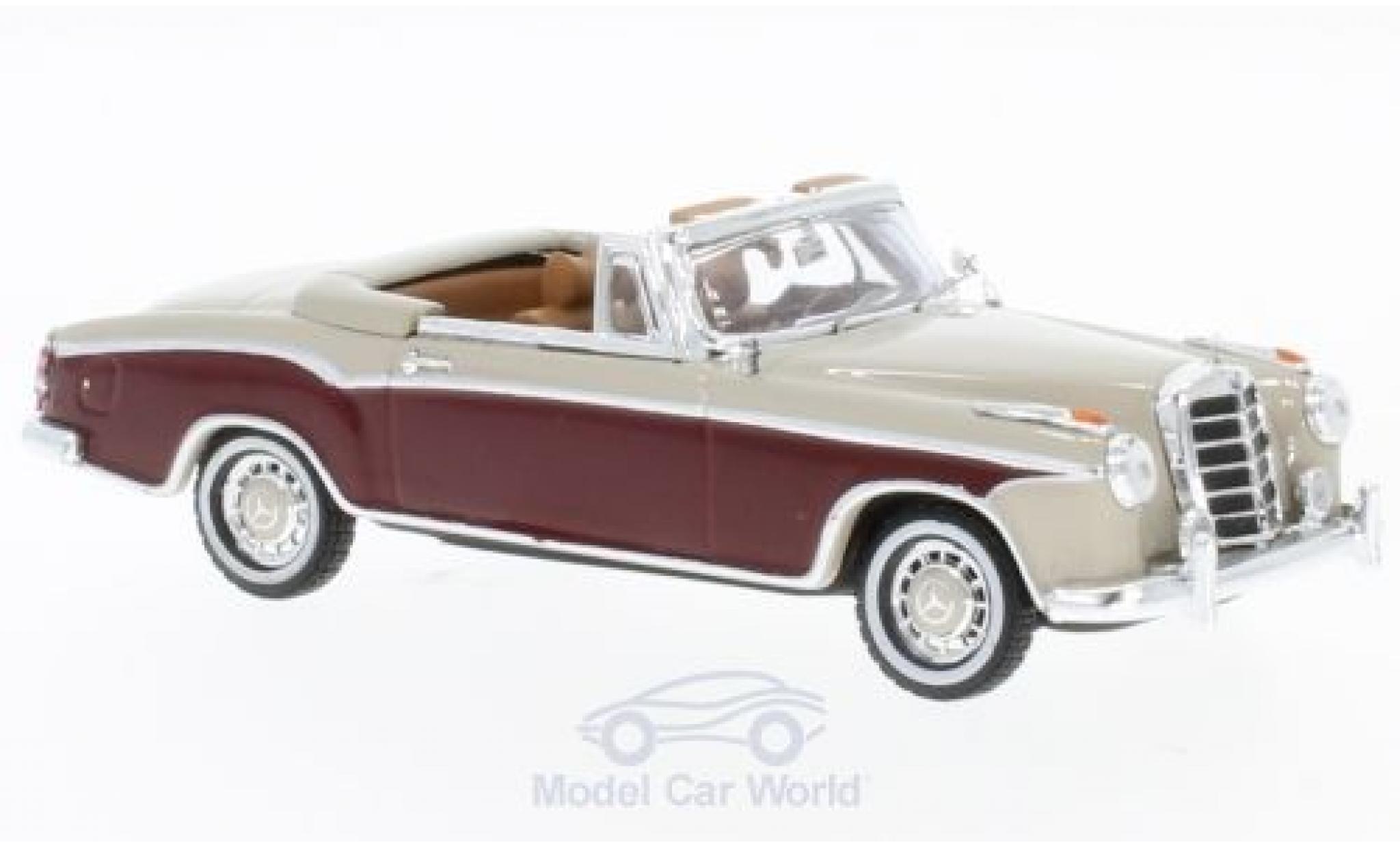 Mercedes 220 SE 1/43 Vitesse SE Cabriolet beige/rosso 1958 modellino in miniatura