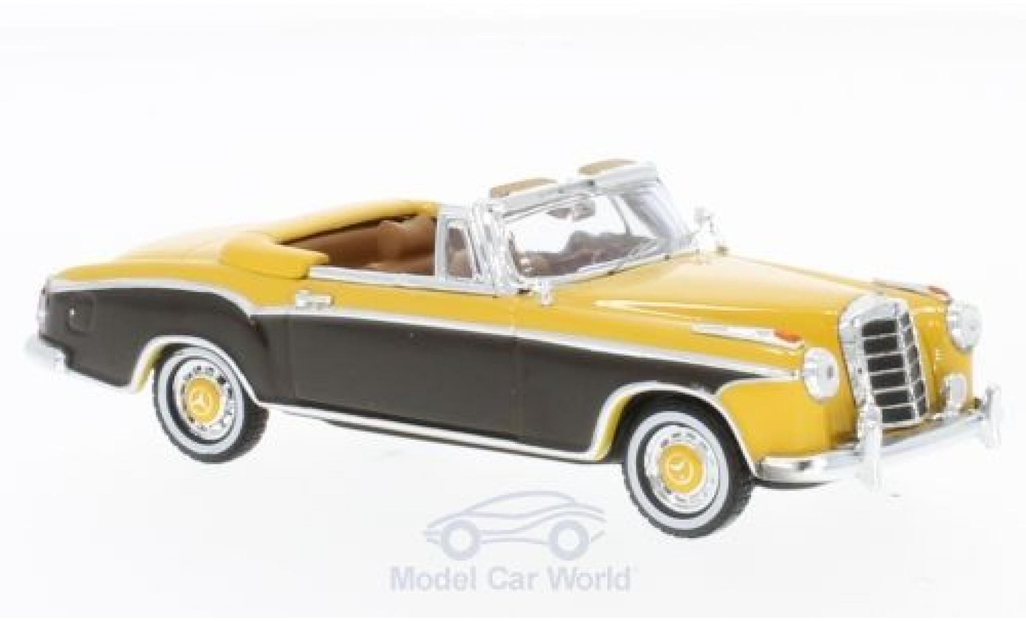 Mercedes 220 SE 1/43 Vitesse SE Cabriolet giallo/marroneee 1958 modellino in miniatura
