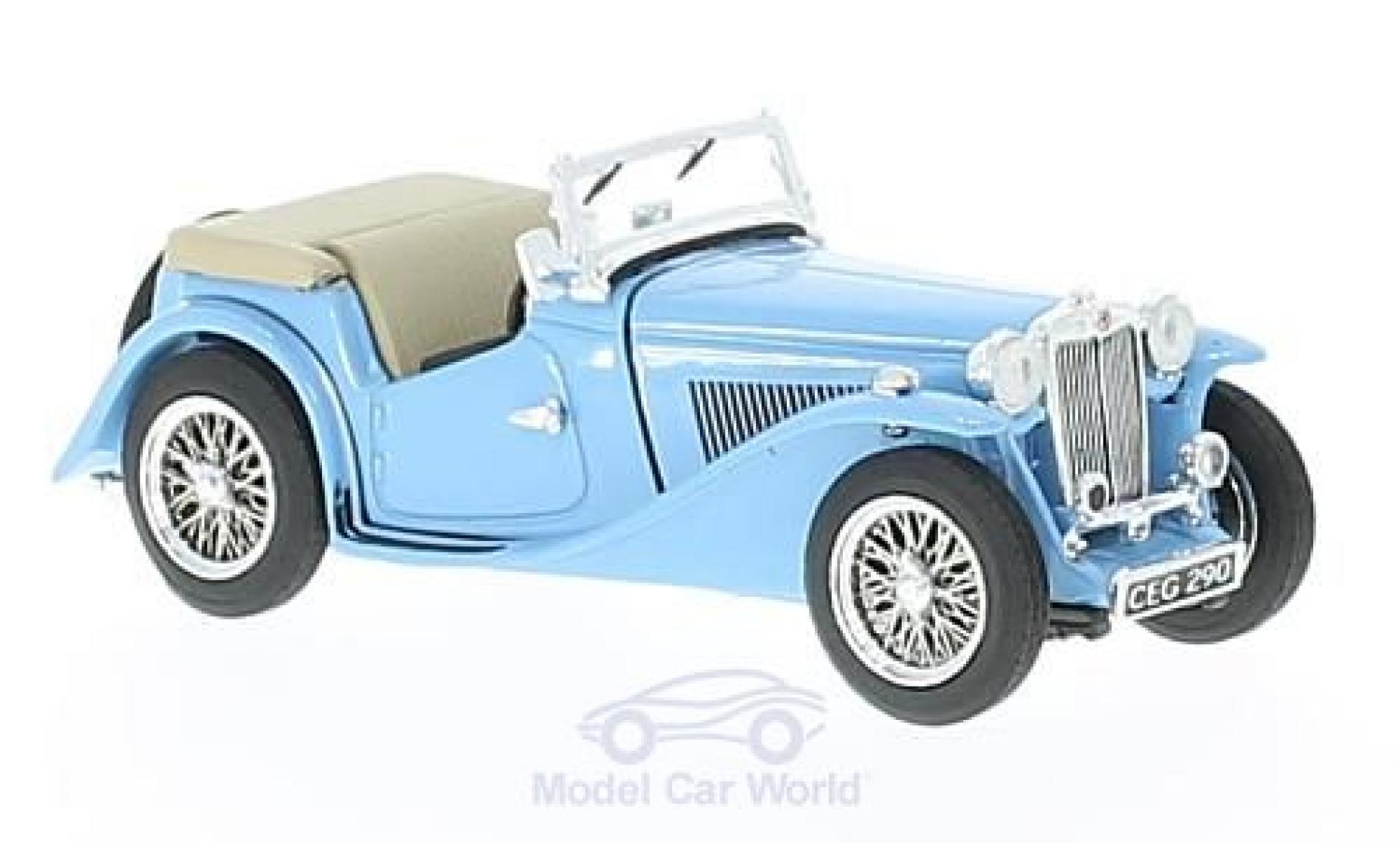 MG TC 1/43 Vitesse blu RHD modellino in miniatura