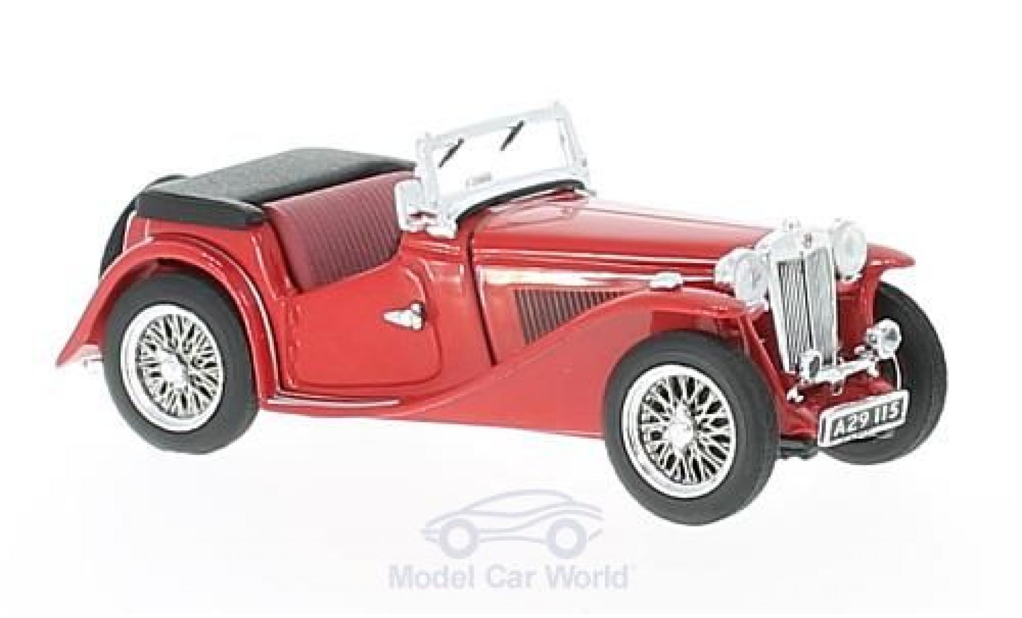MG TC 1/43 Vitesse rosso RHD modellino in miniatura