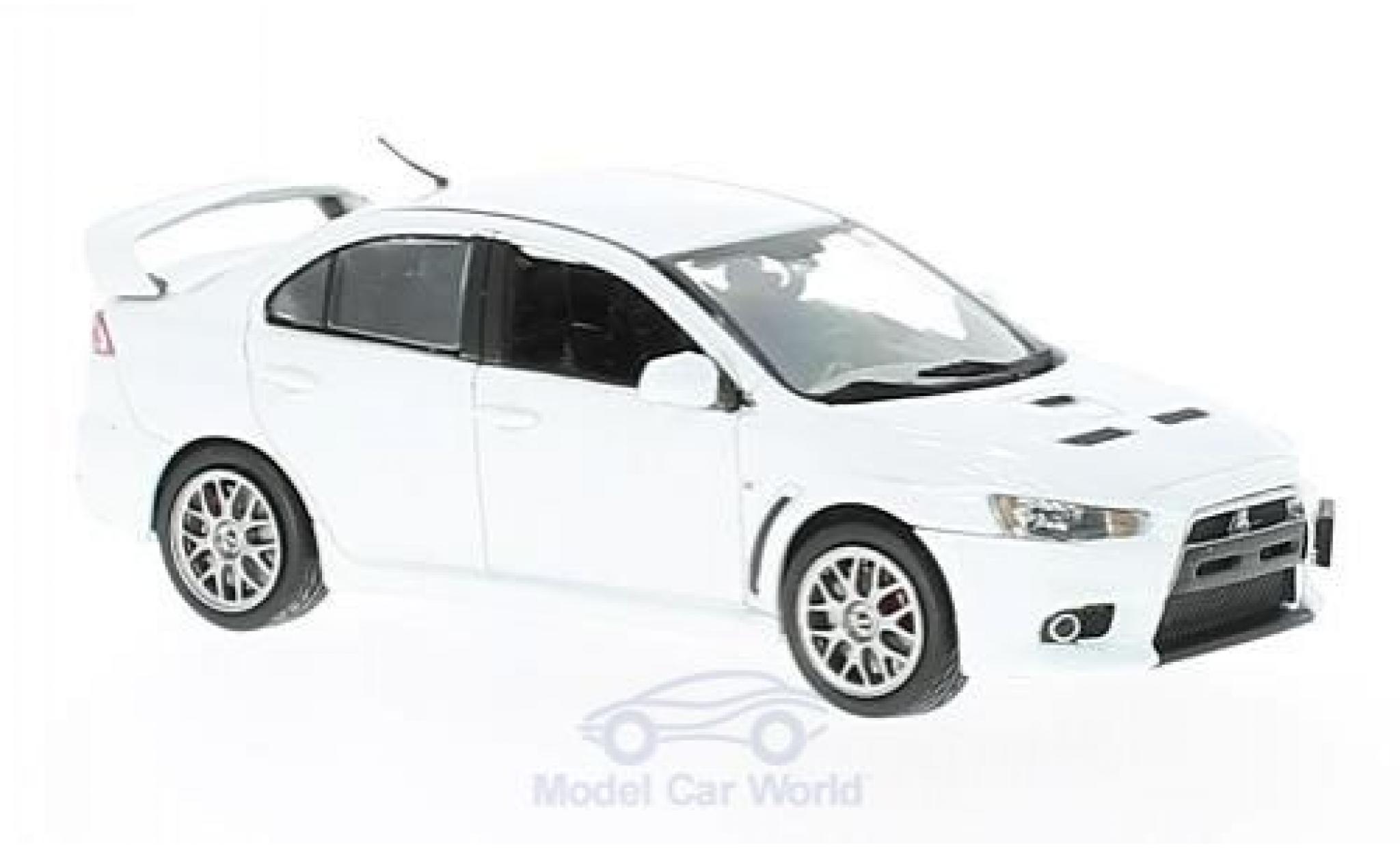 Mitsubishi Lancer 1/43 Vitesse Evo X Final Edition metallico bianco modellino in miniatura