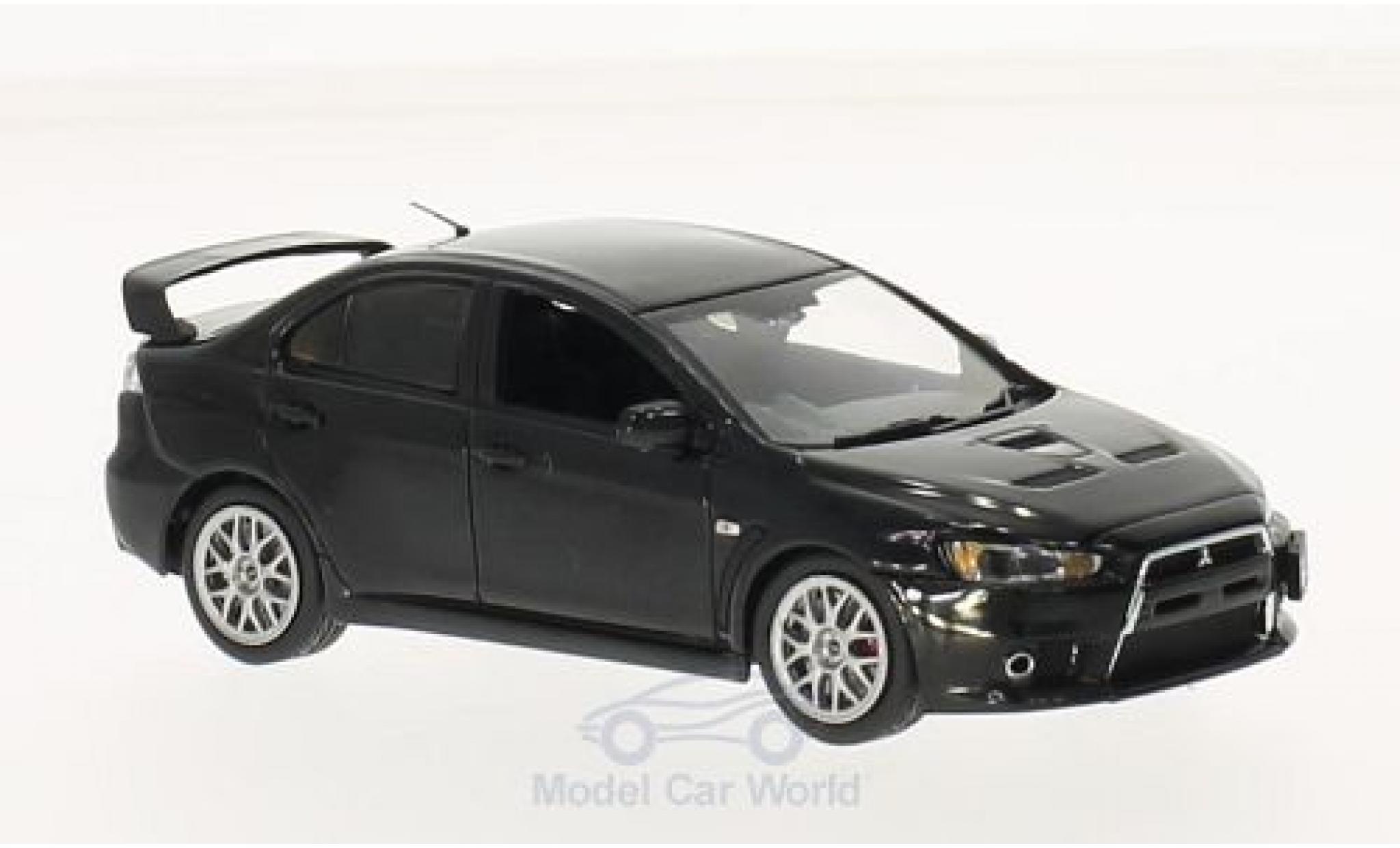 Mitsubishi Lancer 1/43 Vitesse Evo X Final Edition nero modellino in miniatura