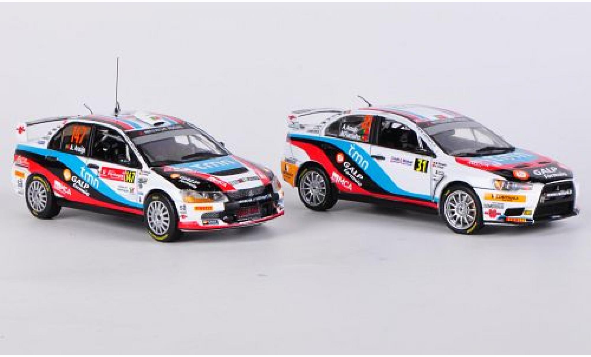Mitsubishi Lancer 1/43 Vitesse Evolution IX & X PWRC Champion Boxset A.Araujo/M.Ramalho modellino in miniatura