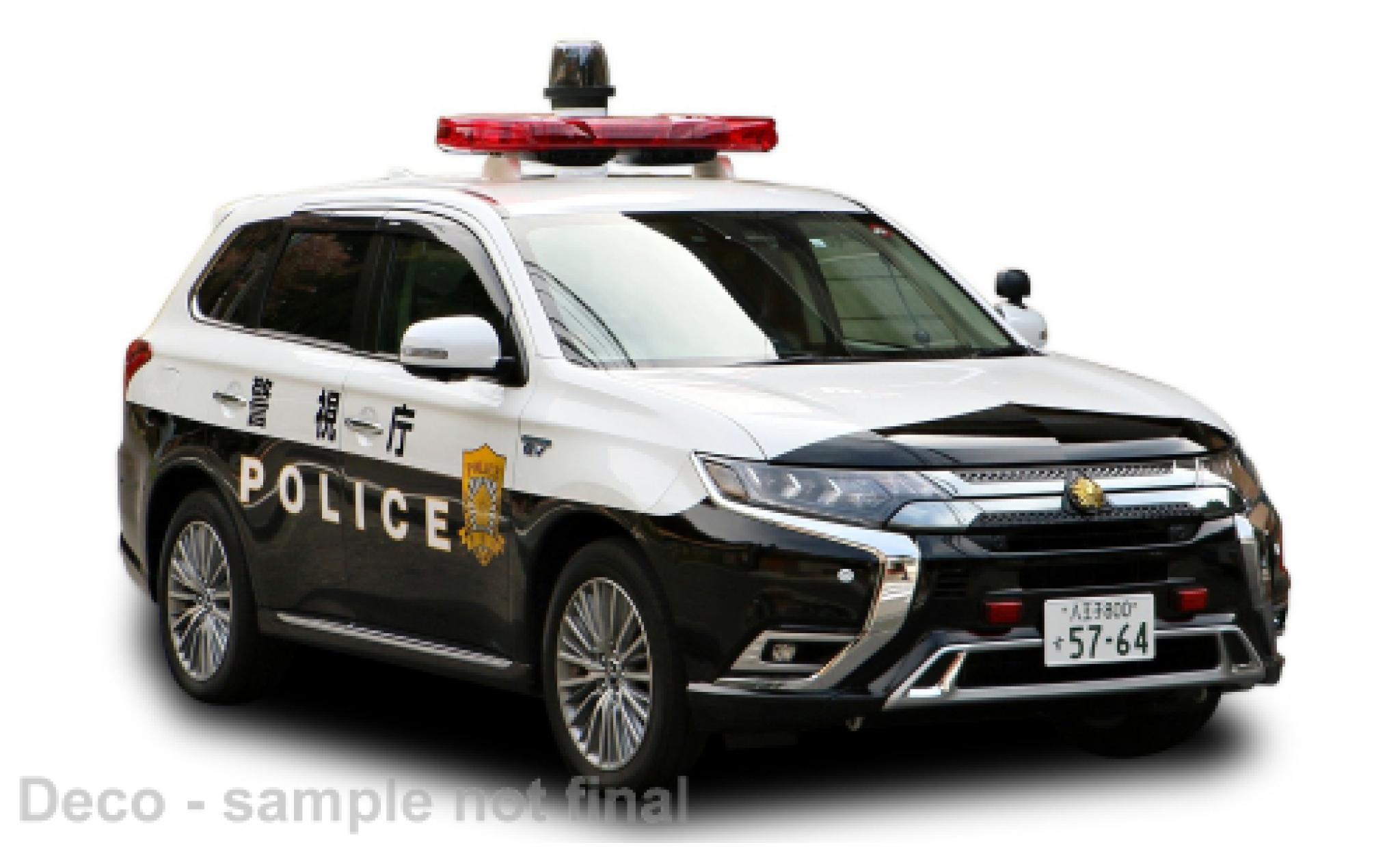 Mitsubishi Outlander Vitesse RHD Polizei Japan 2019 1:43 modellino in miniatura