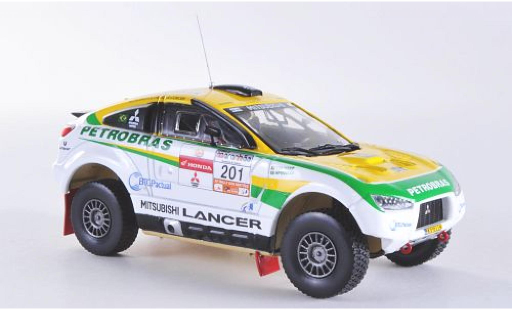 Mitsubishi Racing Lancer 1/43 Vitesse No.201 Rally dos Sertoes 2012 G.Spinelli/H.Youssef modellino in miniatura