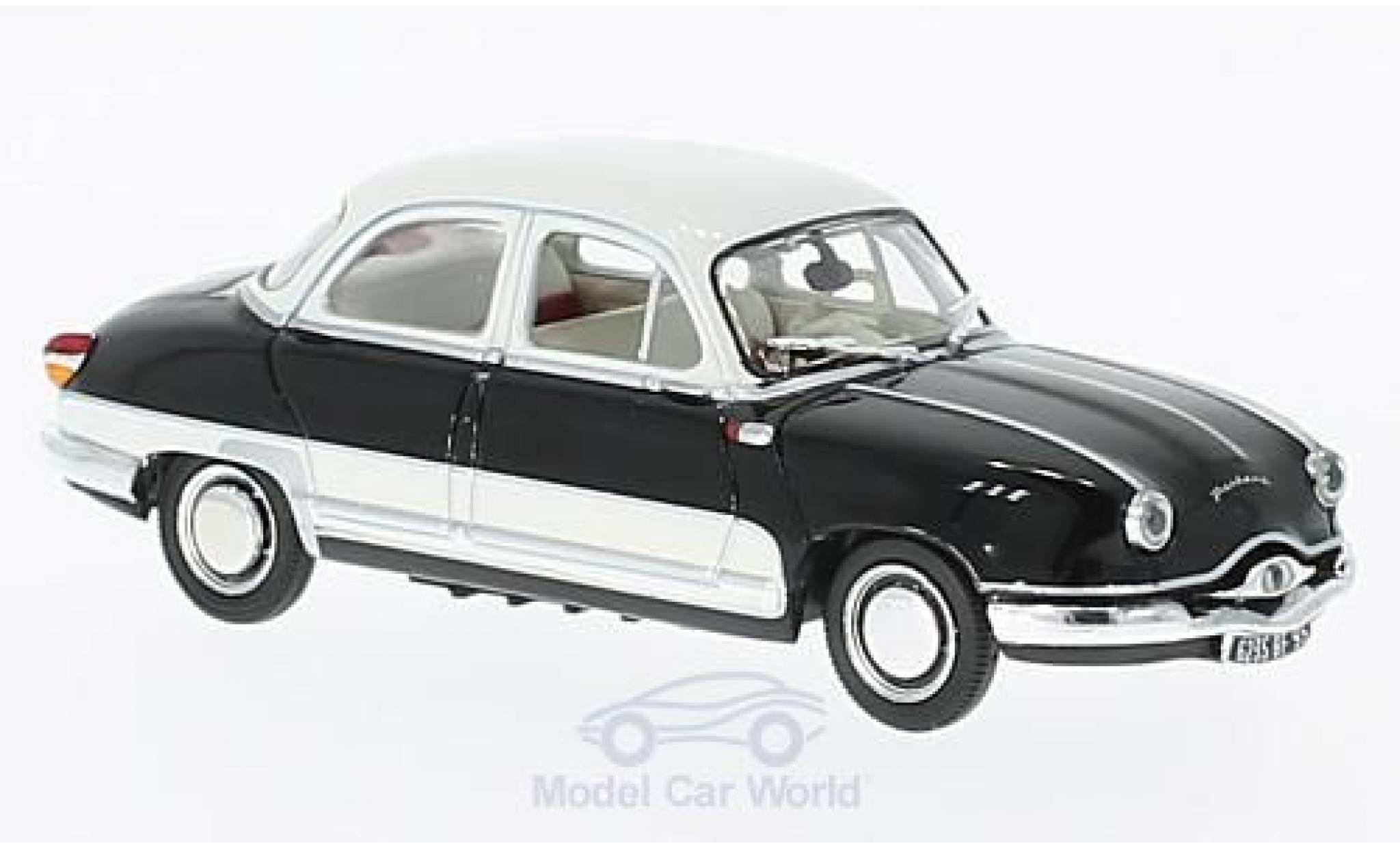 Panhard Dyna 1/43 Vitesse Z12 Grand Standing nero/beige 1957 modellino in miniatura