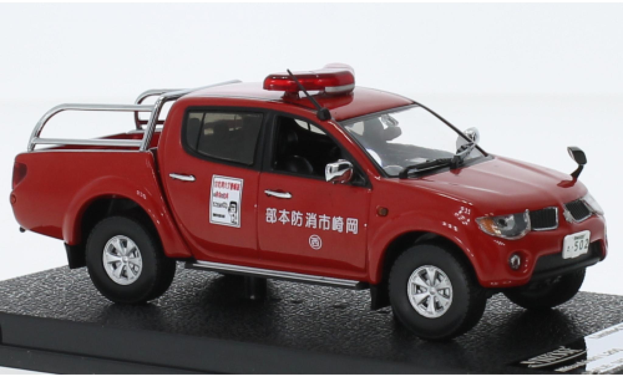 Mitsubishi L200 1/43 Vitesse RHD Shizuoka feu Departement modellino in miniatura