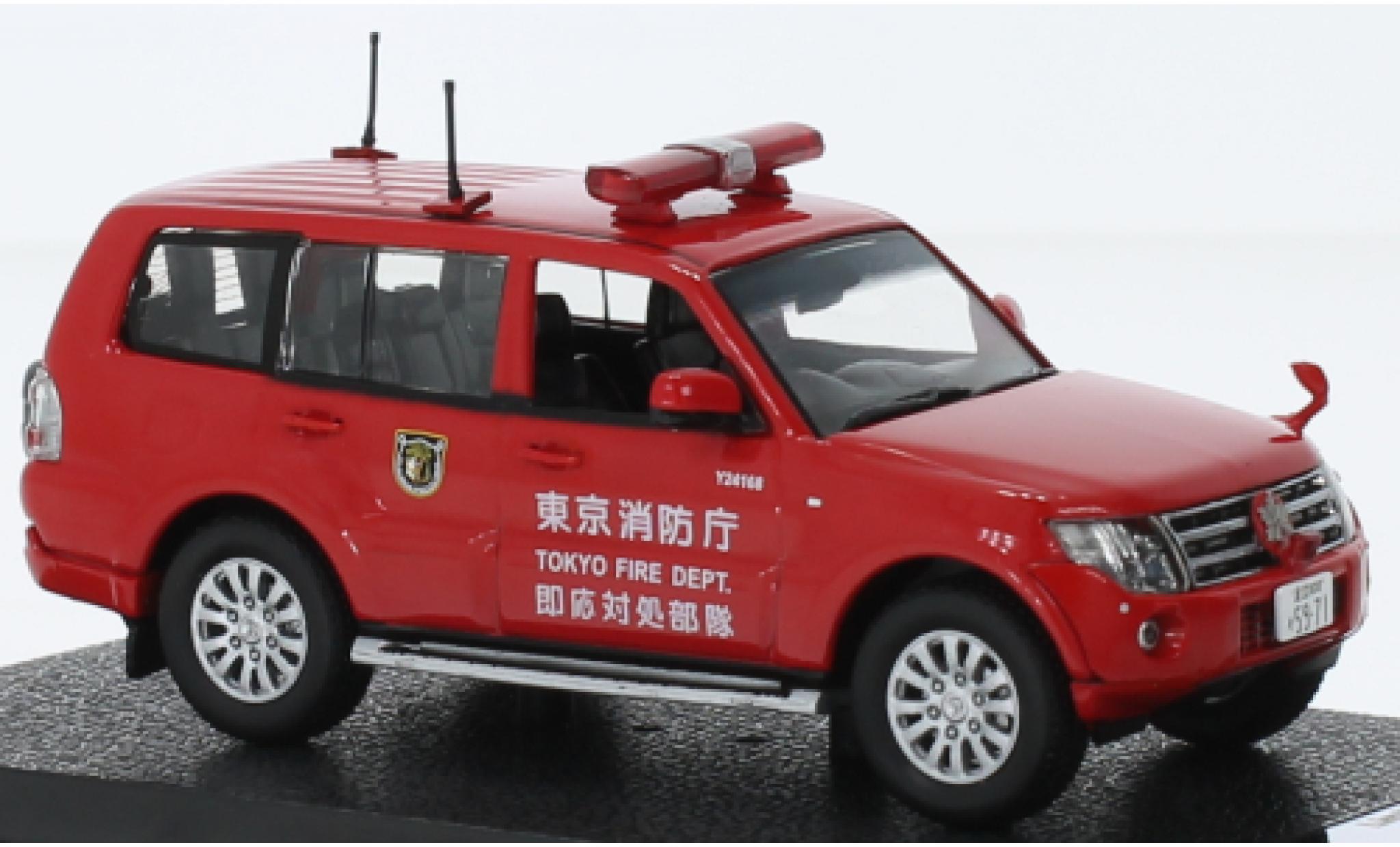 Mitsubishi Pajero 1/43 Vitesse RHD Tokyo feu Departement modellino in miniatura