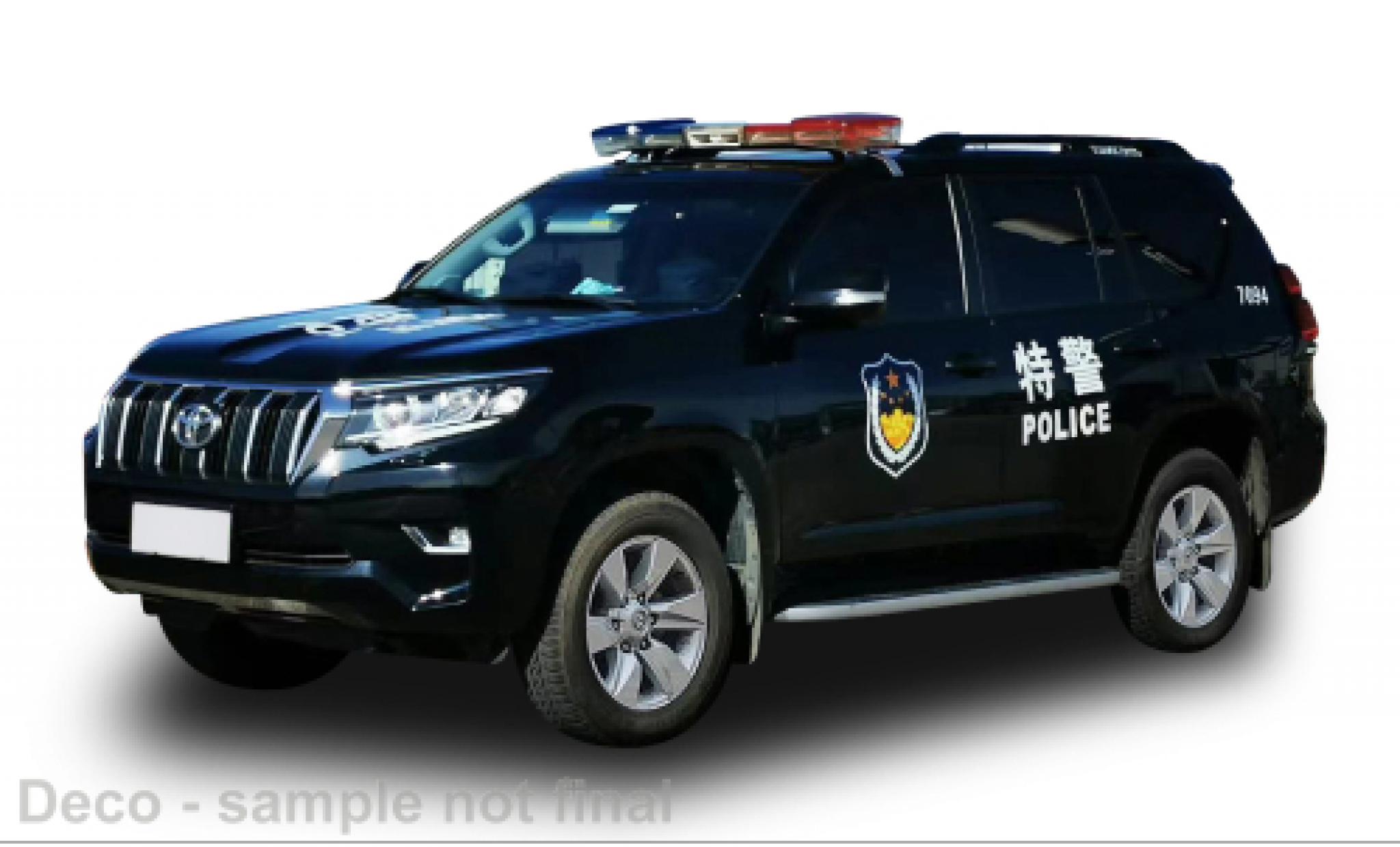 Toyota Land Cruiser 1/43 Vitesse Prado Beijing Police (SWAT) 2018 modellino in miniatura