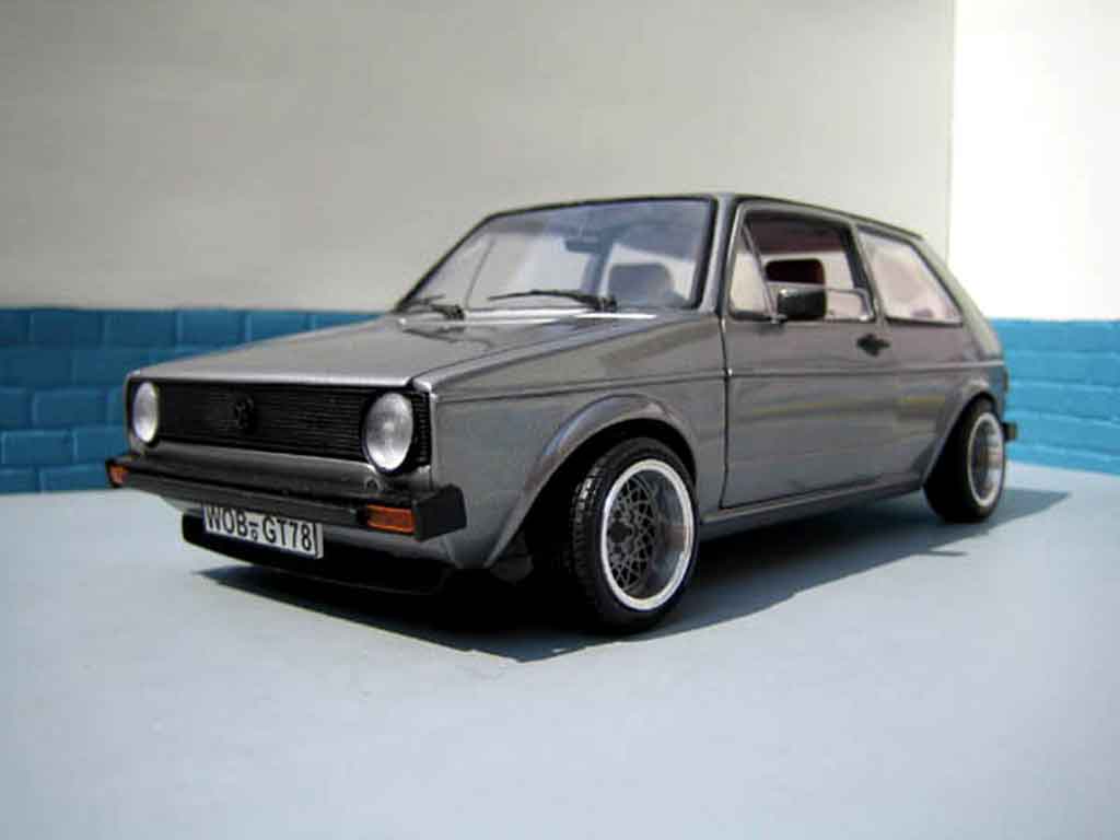 Volkswagen Golf 1 GTI 1/18 Sun Star 1 GTI swap moteur audi tt modellino in miniatura