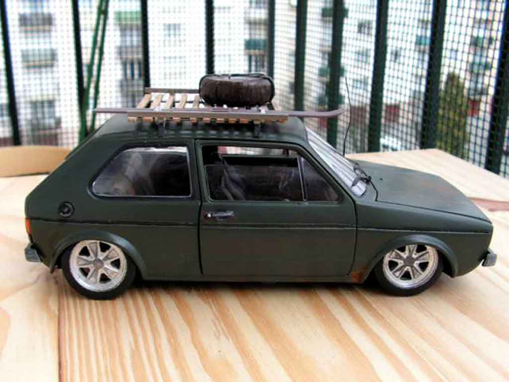Volkswagen Golf 1 GTI 1/18 Solido 1 GTI rusty modellino in miniatura