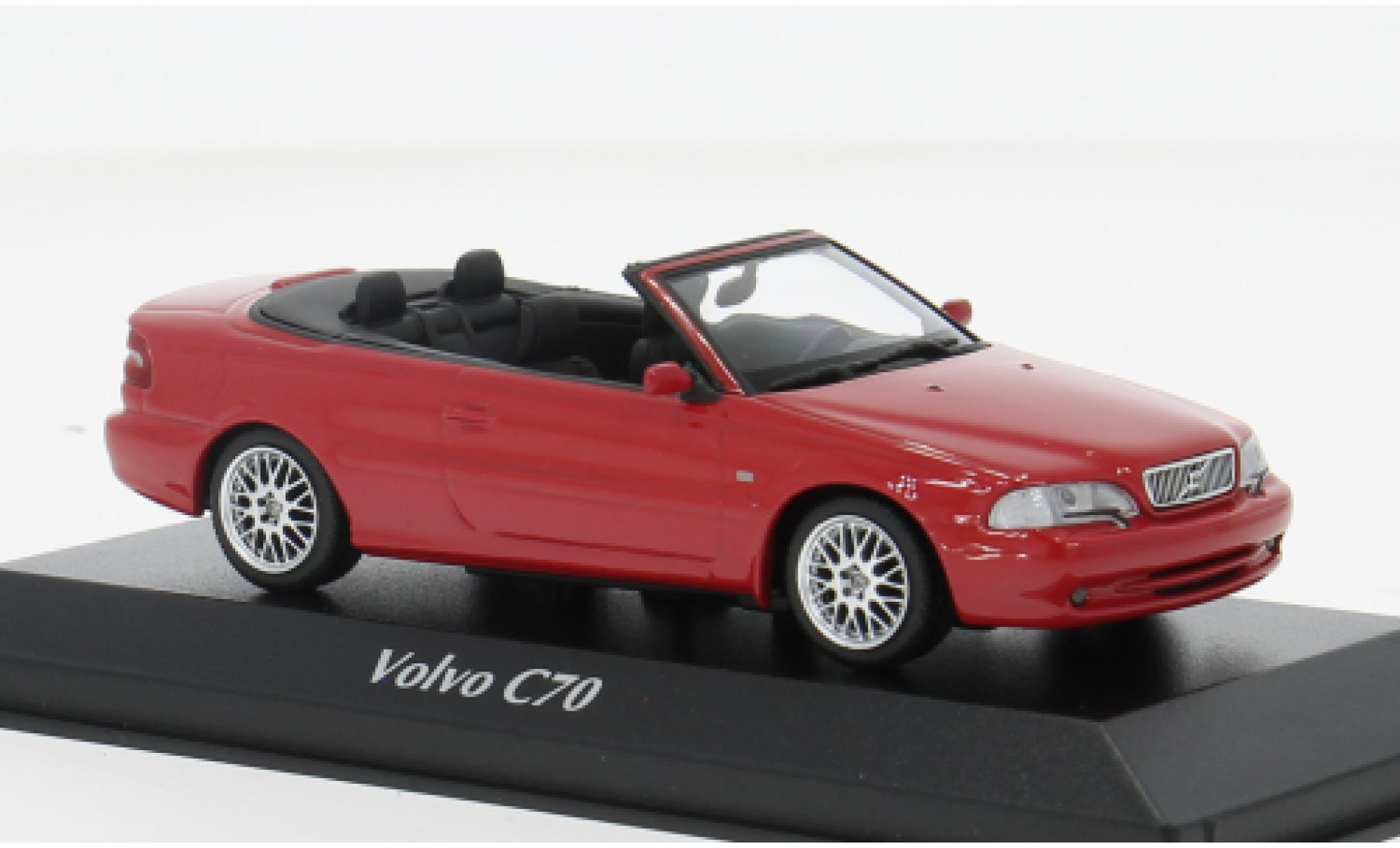 Volvo C70 1/43 Maxichamps Cabriolet rot 1:43 modellino in miniatura