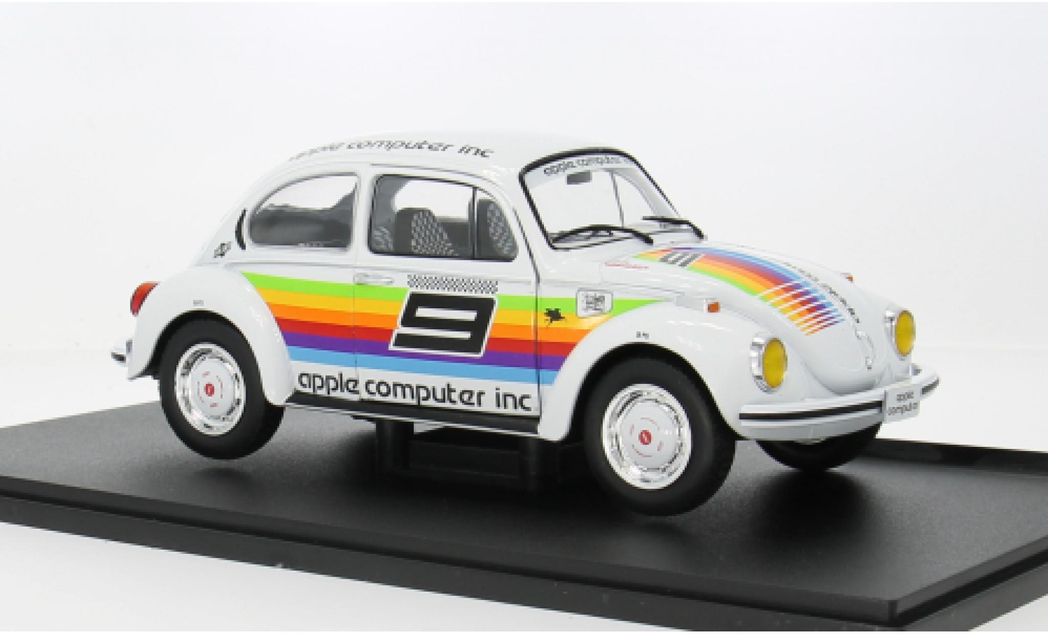 Volkswagen Beetle 1/18 Solido (K&auml;fer) 1303 K3 weiss/Dekor 1:18 modellino in miniatura