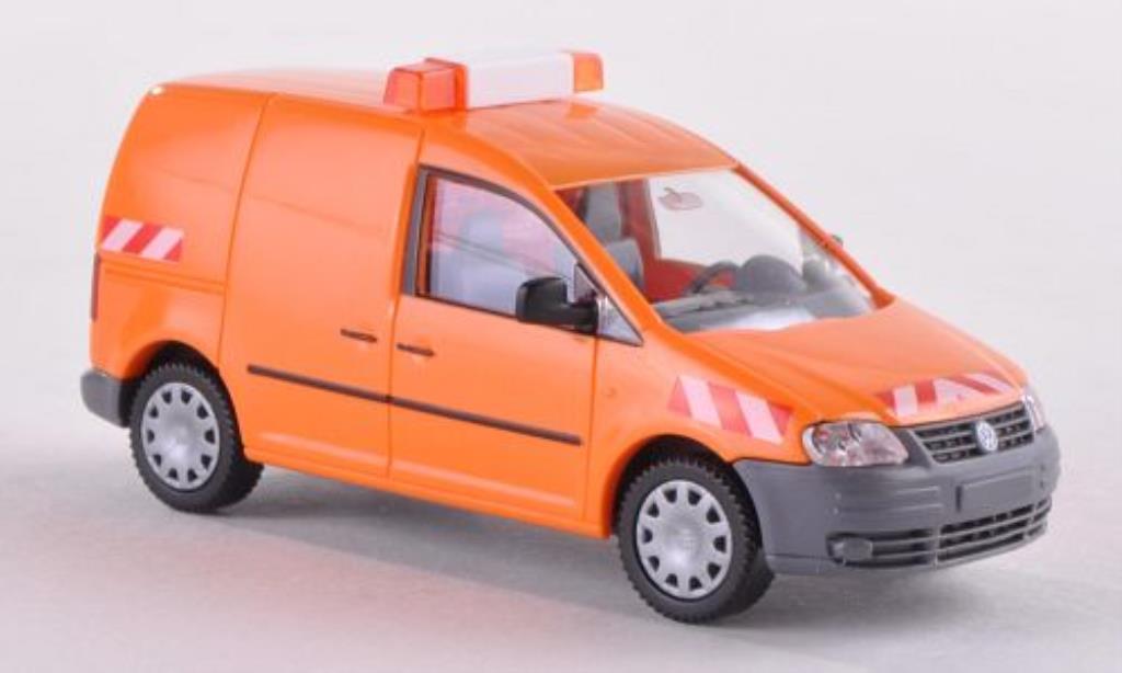 Volkswagen Caddy 1/87 Wiking Kasten Streckenkontrolle modellino in miniatura