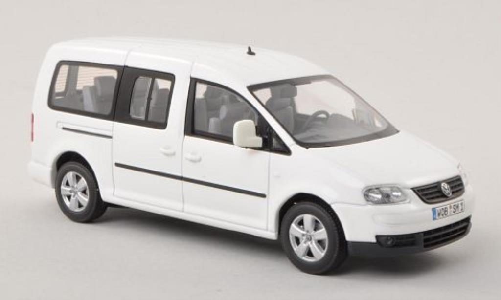 Volkswagen Caddy 1/43 Minichamps Maxi Life bianco modellino in miniatura