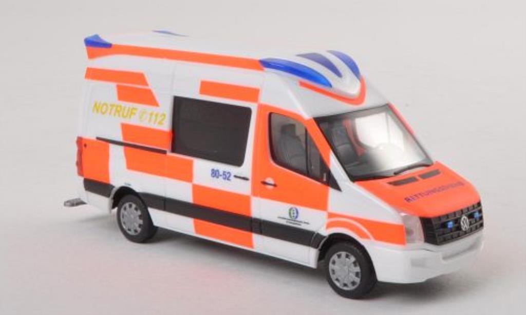 Volkswagen Crafter 1/87 Herpa 11 Delfis KWB Goslar RTW modellino in miniatura