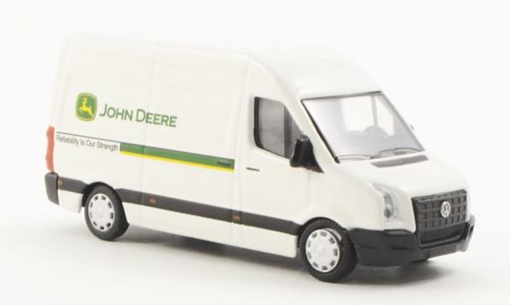Volkswagen Crafter 1/87 Schuco Kasten John Deere modellino in miniatura
