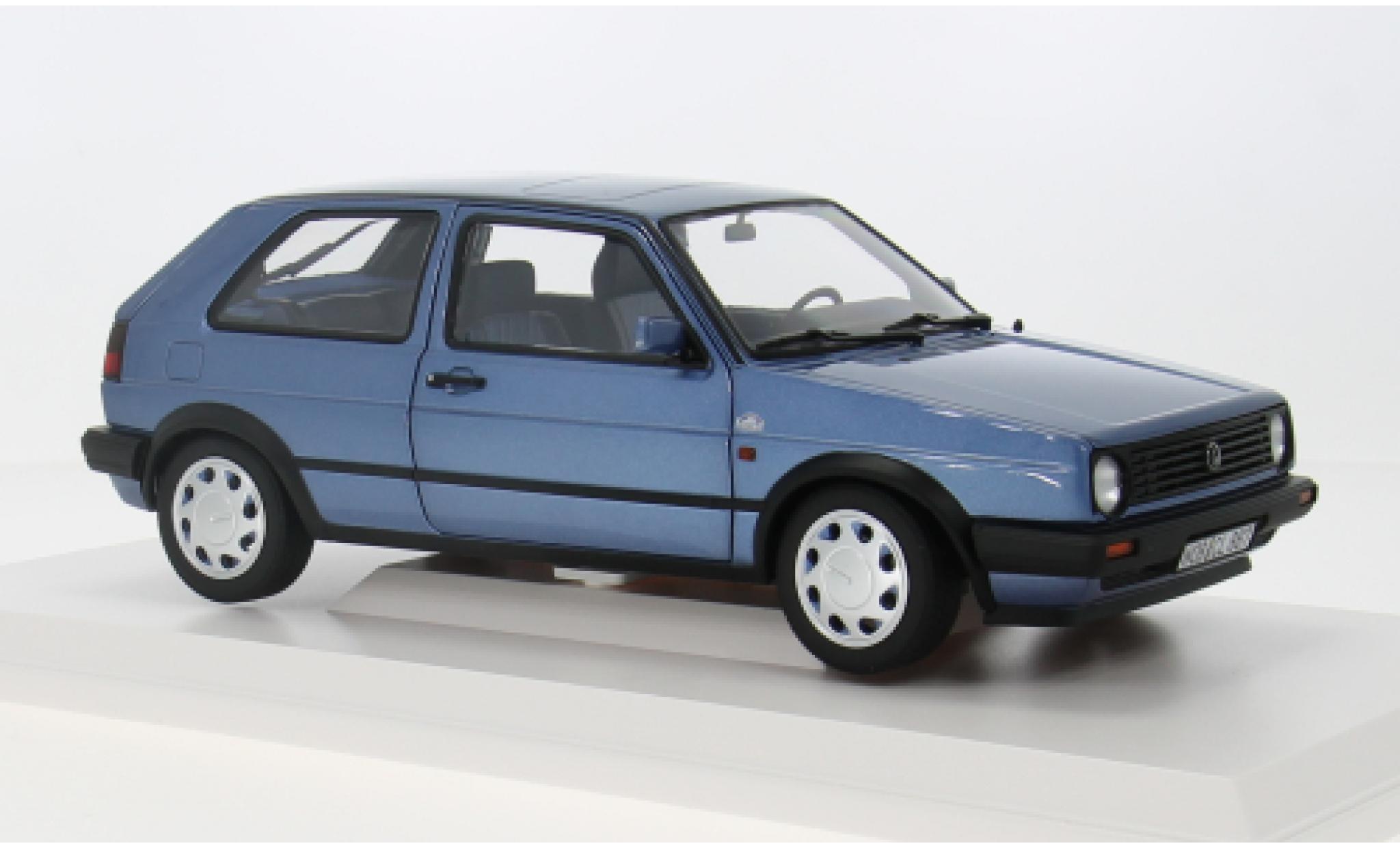 Volkswagen Golf 1/18 Norev 10 Millio blau 1:18 modellino in miniatura