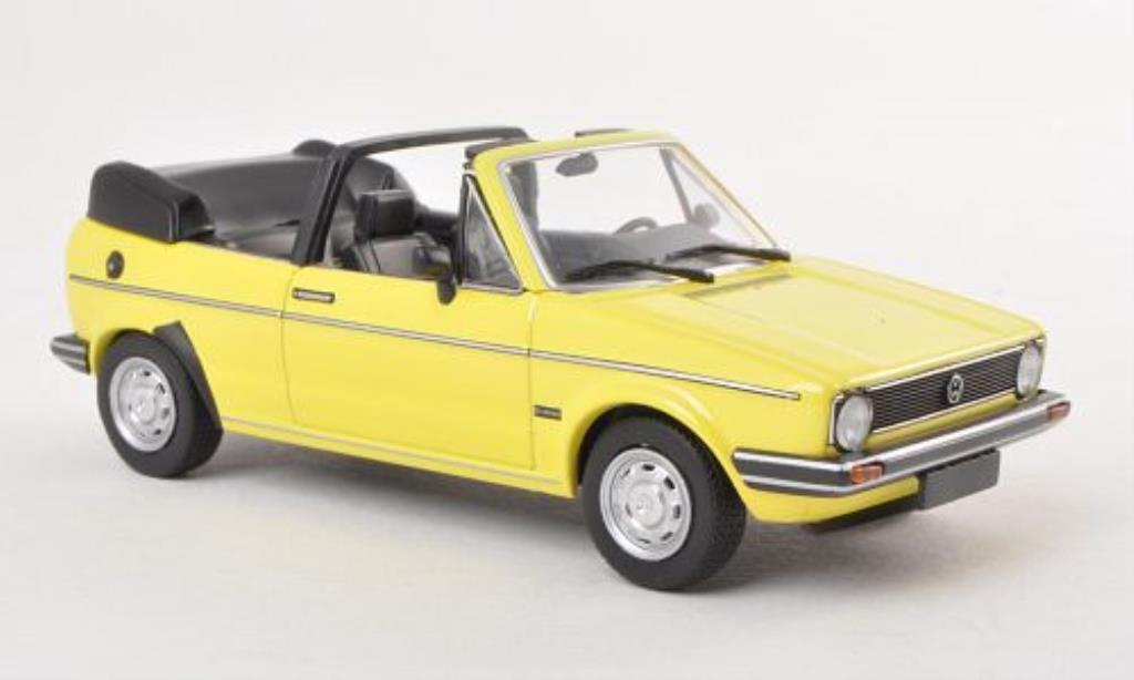 Volkswagen Golf I 1/43 Minichamps I Cabriolet giallo 1980 modellino in miniatura