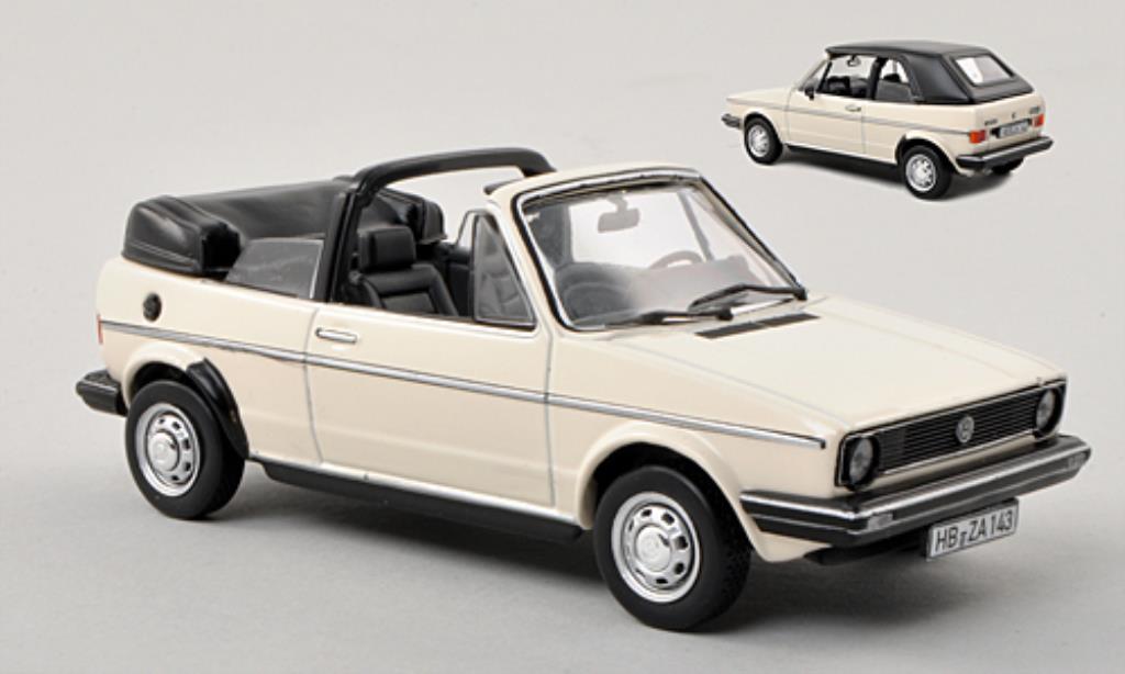 Volkswagen Golf I 1/43 Norev I Cabriolet bianco 1981 modellino in miniatura