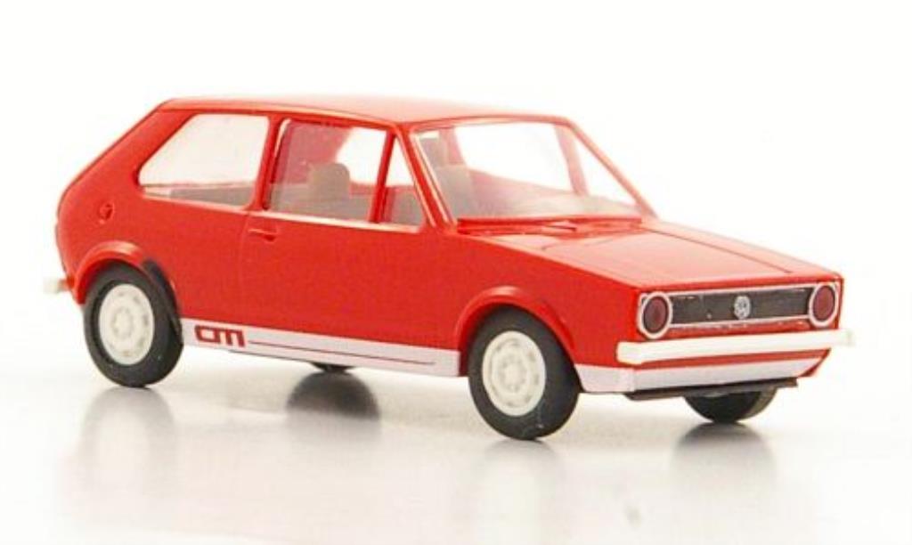Volkswagen Golf I 1/87 Brekina I Citi rosso 3-Turer modellino in miniatura