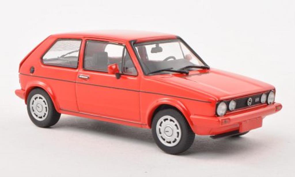 Volkswagen Golf I 1/43 Minichamps I GTI Pirelli rosso 1983 modellino in miniatura