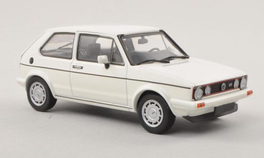 Volkswagen Golf I 1/43 Minichamps I GTI Pirelli bianco 1983 modellino in miniatura