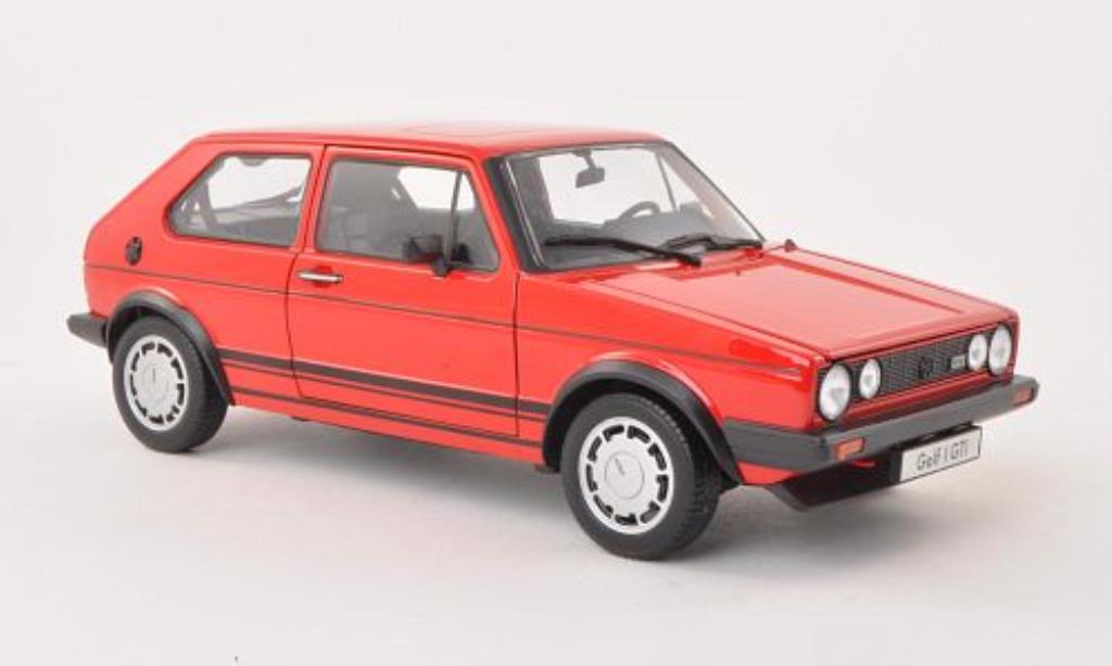 Volkswagen Golf I 1/18 Welly I GTI rosso 1982 modellino in miniatura